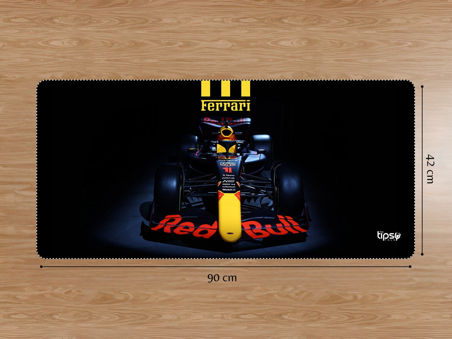 "SCUDERIA FERRARI - MAX VERSTAPPEN" Gaming Mousepad Elevate Your Gaming Experience