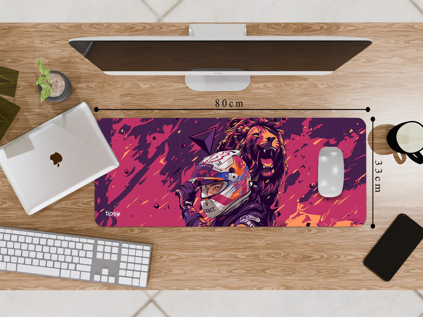 "MAX VERSTAPPEN ILLUSTRATED EDITION" Gaming Mousepad Elevate Your Gaming Experience