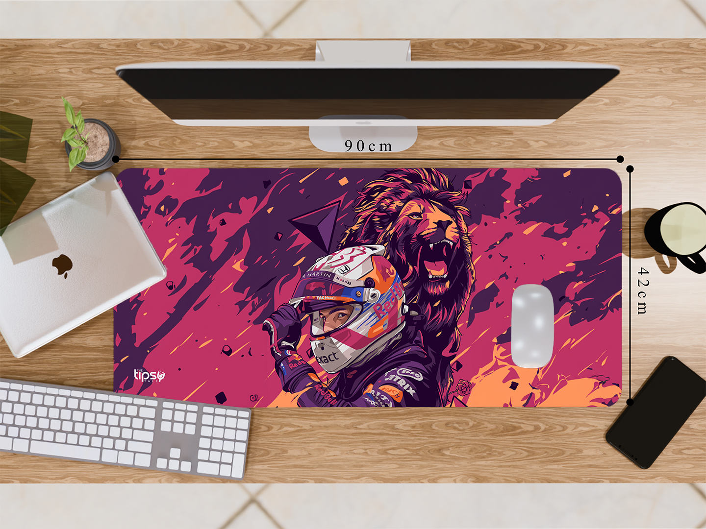 "MAX VERSTAPPEN ILLUSTRATED EDITION" Gaming Mousepad Elevate Your Gaming Experience