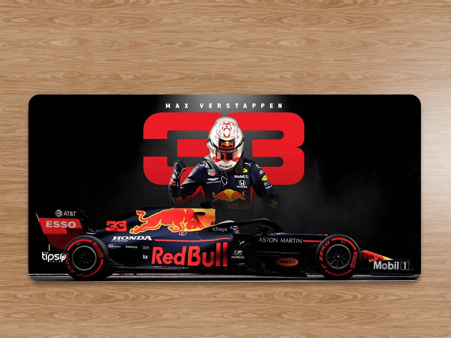 "MAX VERSTAPPEN 33 F1" Gaming Mousepad Elevate Your Gaming Experience