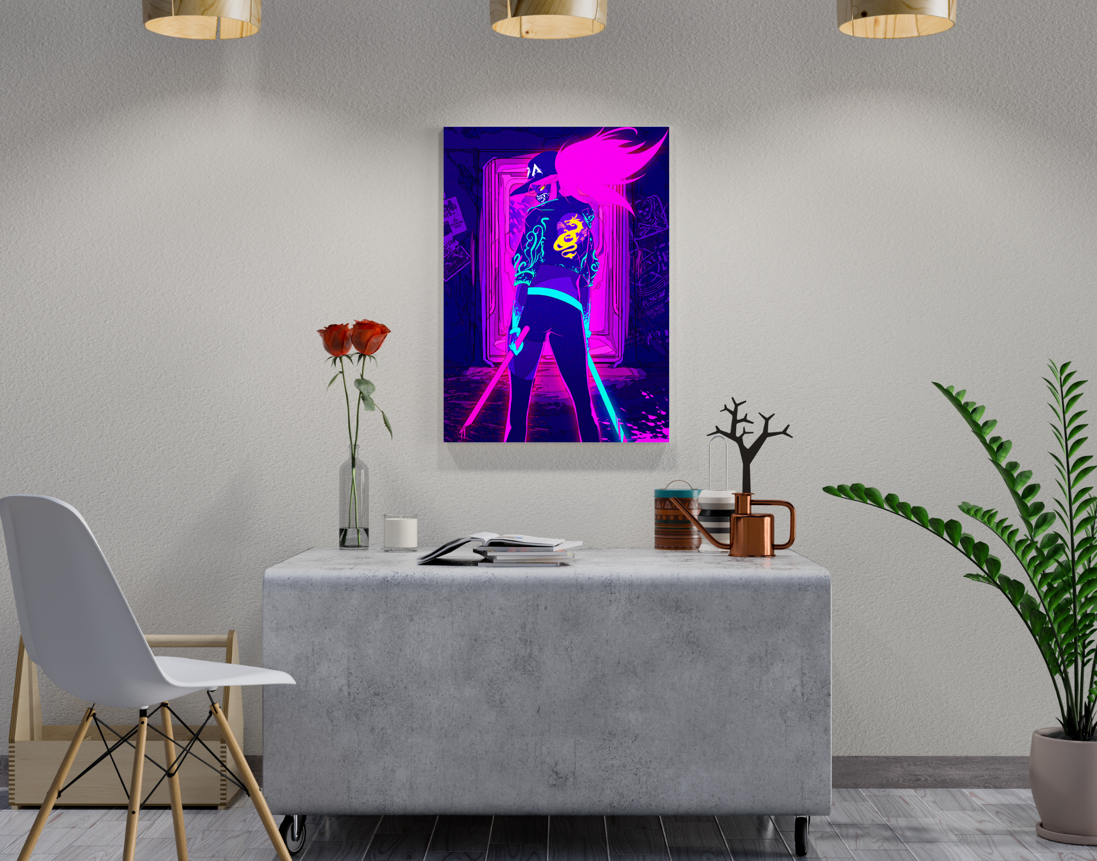 "WILD FLIP EDIT: Neon Theme- Shiny & Sturdy Metallic Poster Art That Pops & Sticks (Literally!)