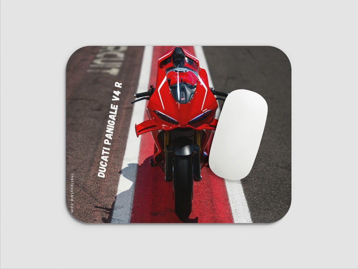 "Ducati Panigale V4 R" Mousepad Enhance Your Workspace with Style