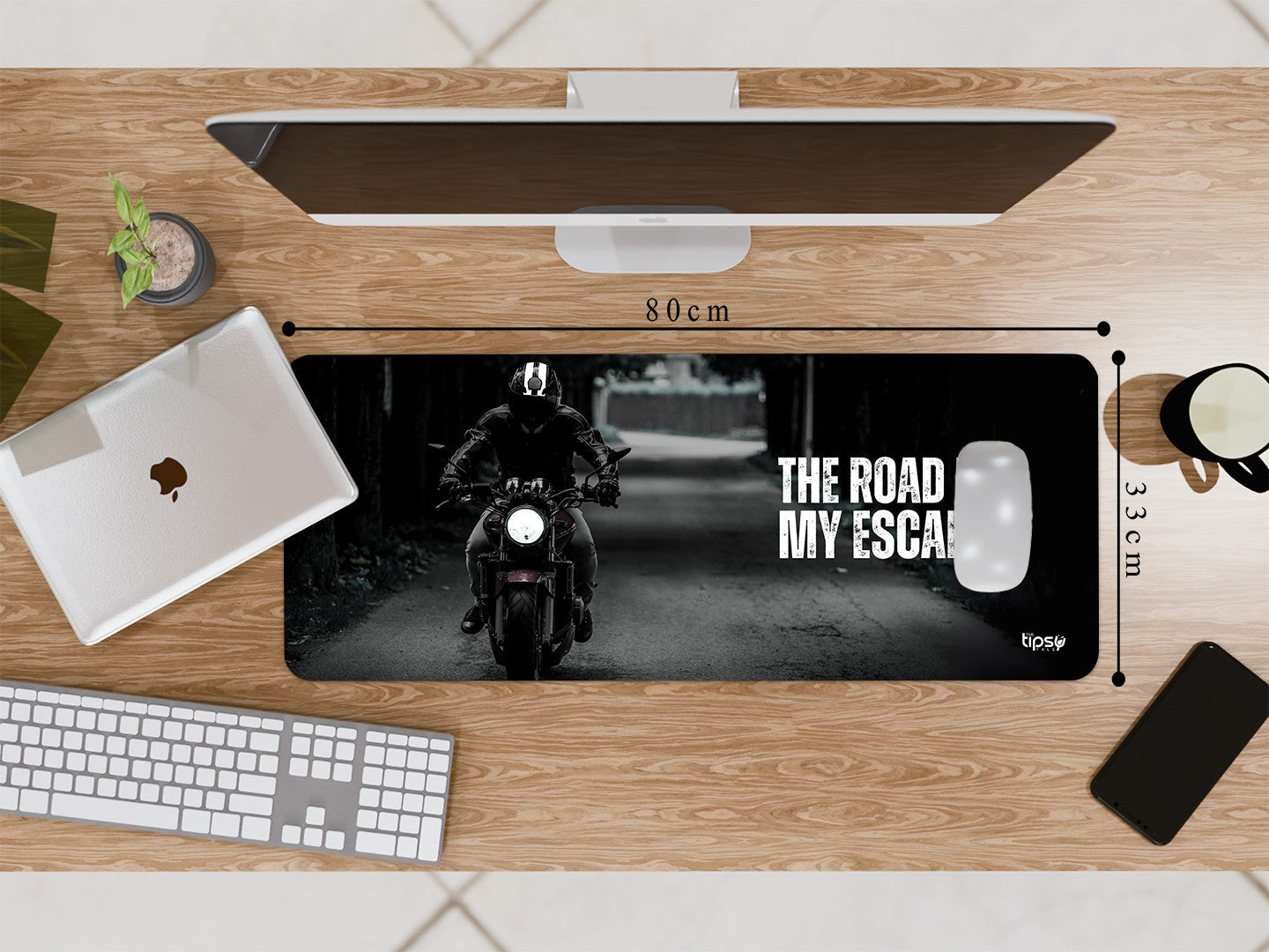 "ROAD IS MY ESCAPE" Gaming Mousepad Elevate Your Gaming Experience