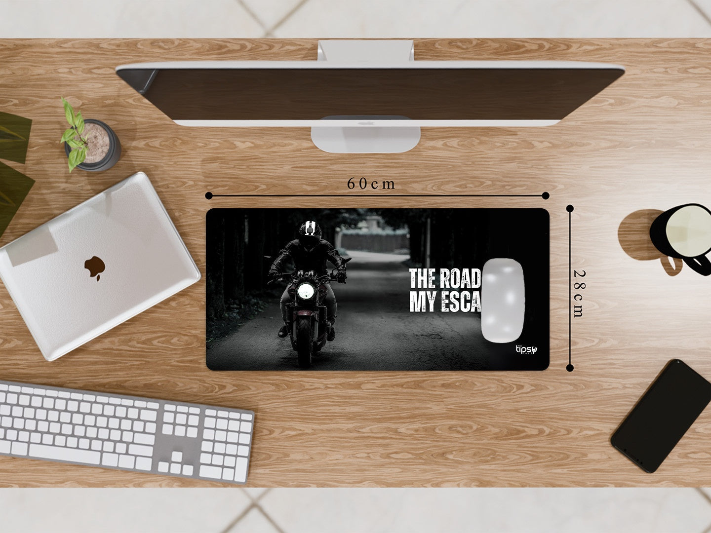 "ROAD IS MY ESCAPE" Gaming Mousepad Elevate Your Gaming Experience