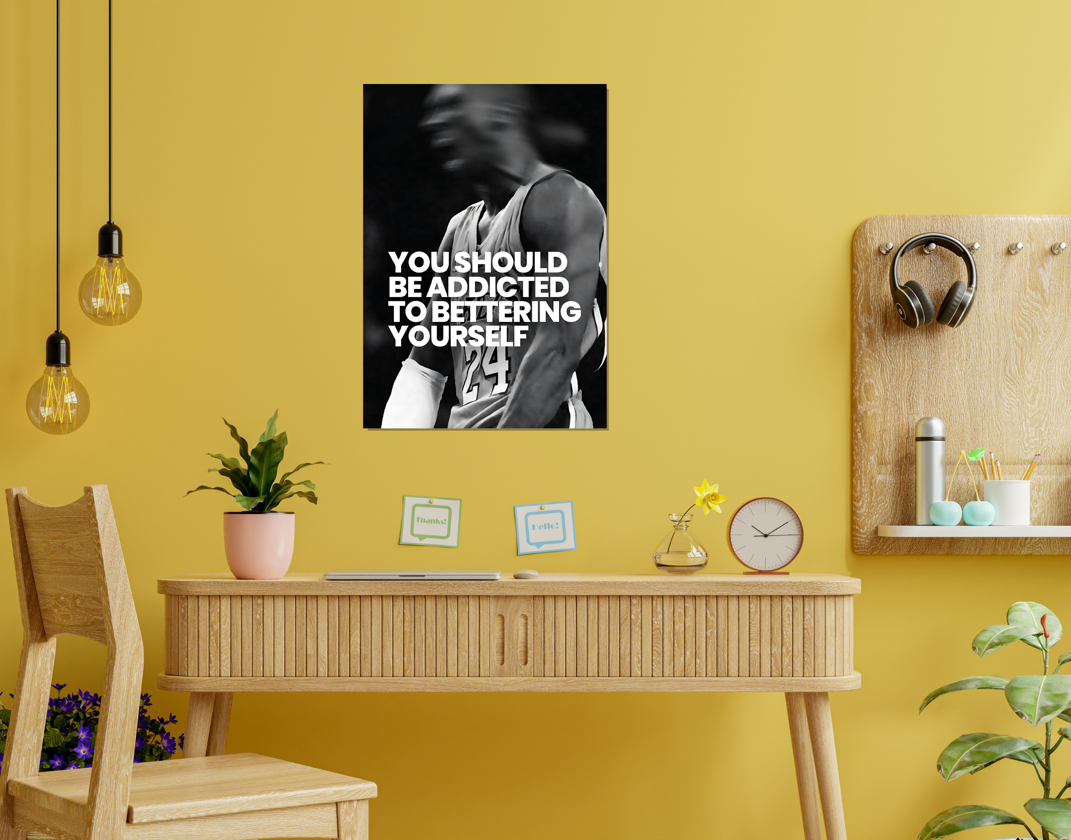 "Motivational: NMB Kobe Bryant"- Shiny & Sturdy Metallic Poster Art That Pops & Sticks