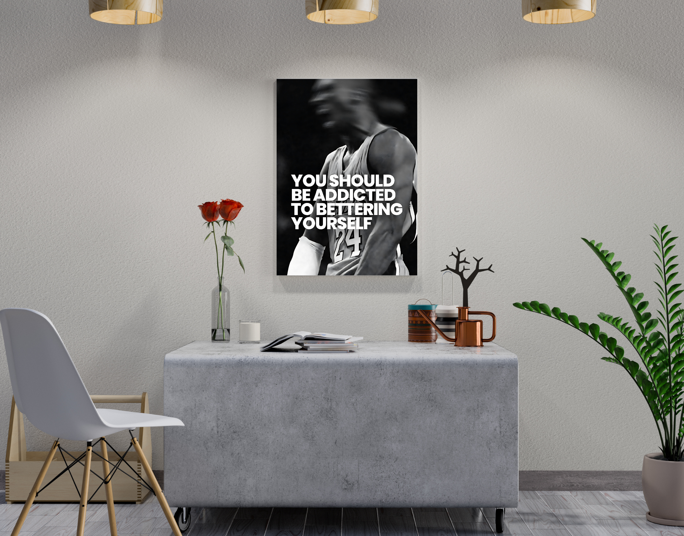 "Motivational: NMB Kobe Bryant"- Shiny & Sturdy Metallic Poster Art That Pops & Sticks
