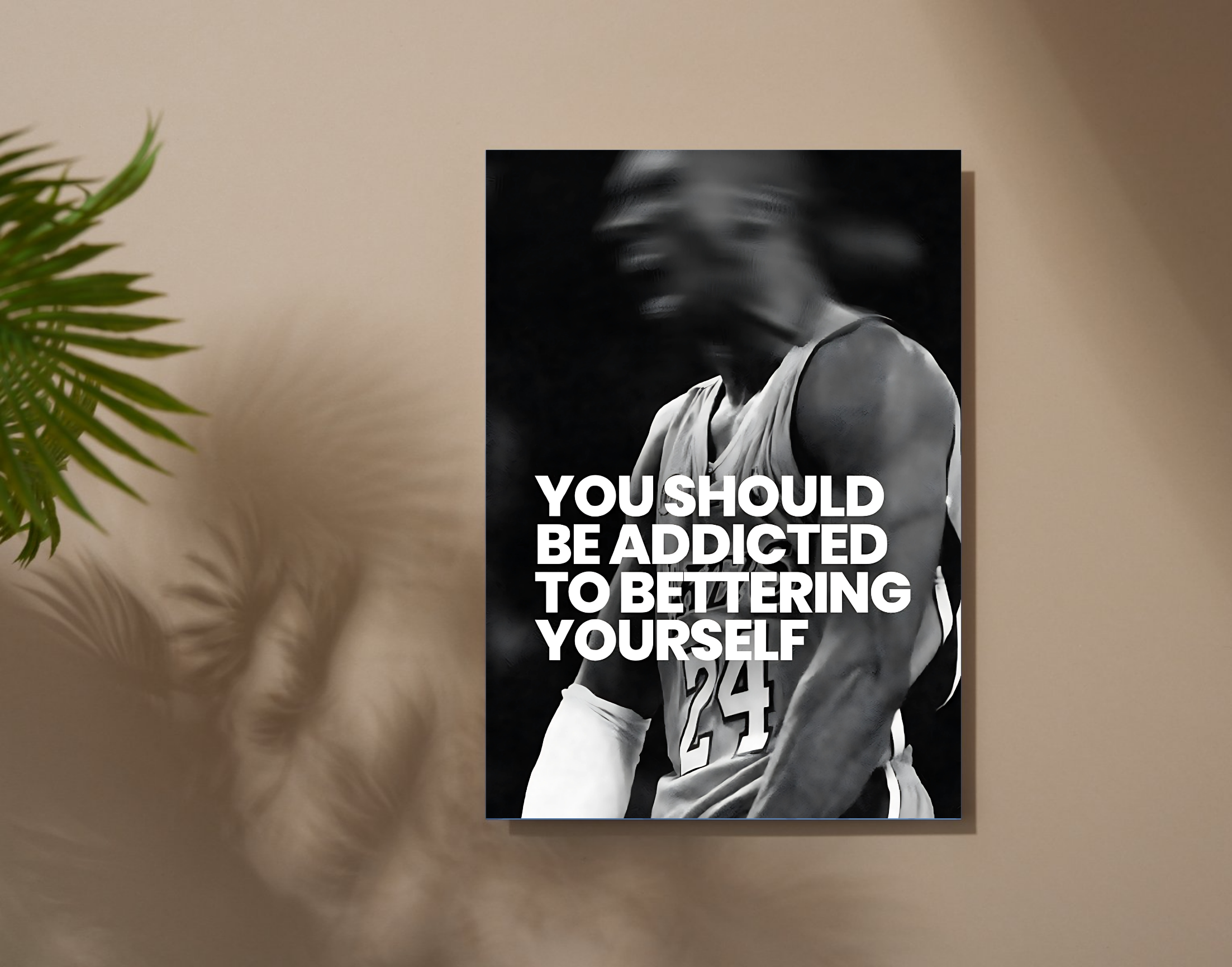 "Motivational: NMB Kobe Bryant"- Shiny & Sturdy Metallic Poster Art That Pops & Sticks