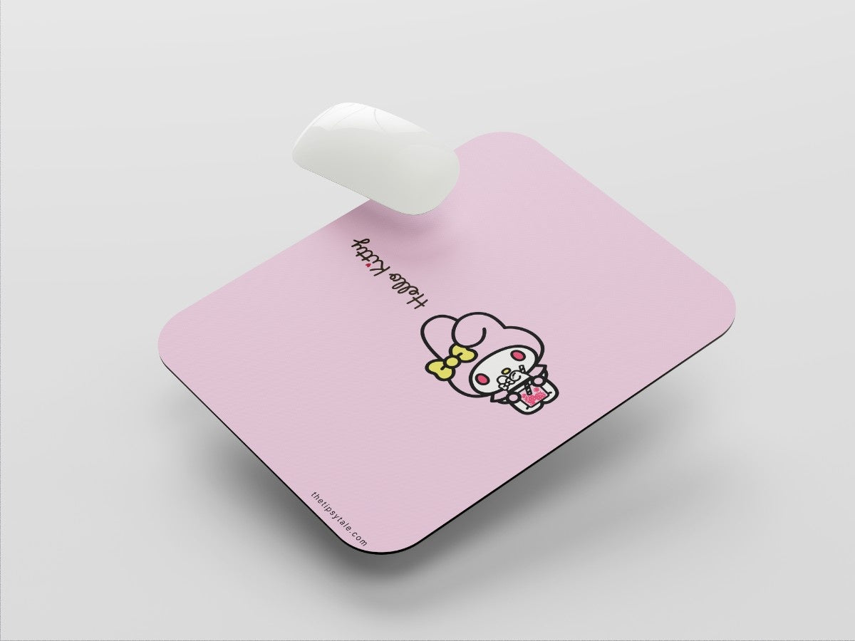 "Hello Kitty: My Melody Pink" Mousepad Enhance Your Workspace with Style