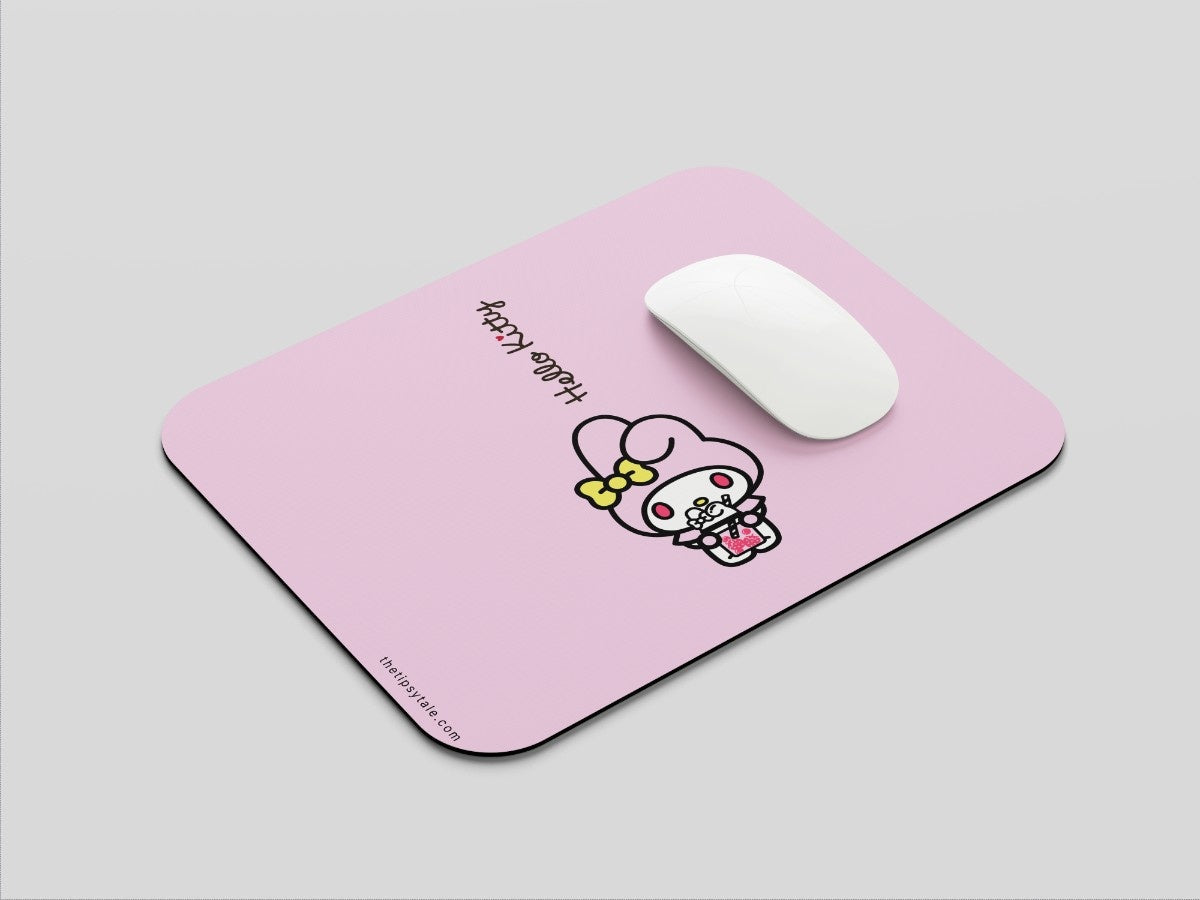 "Hello Kitty: My Melody Pink" Mousepad Enhance Your Workspace with Style