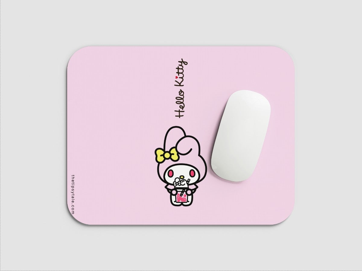 "Hello Kitty: My Melody Pink" Mousepad Enhance Your Workspace with Style