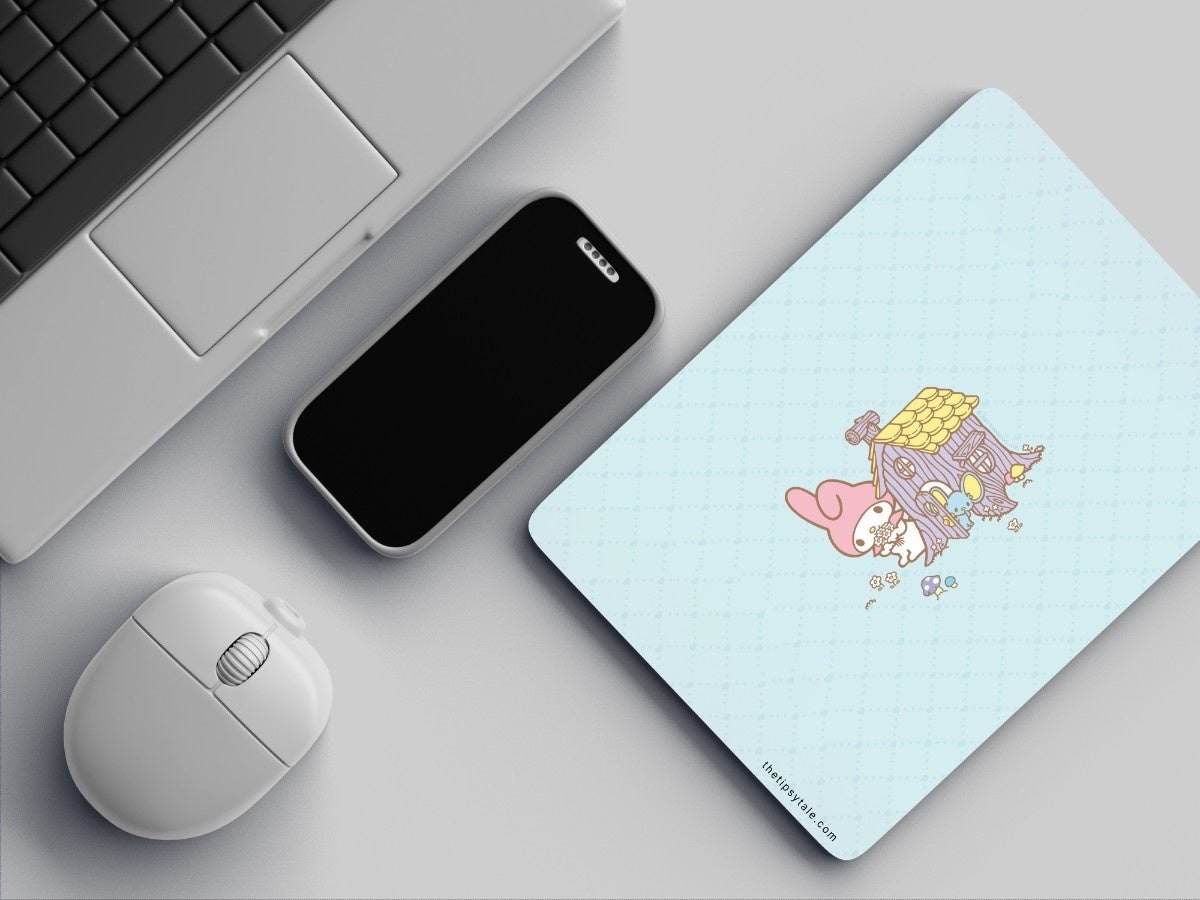 "Hello Kitty: My Melody House " Mousepad Enhance Your Workspace with Style