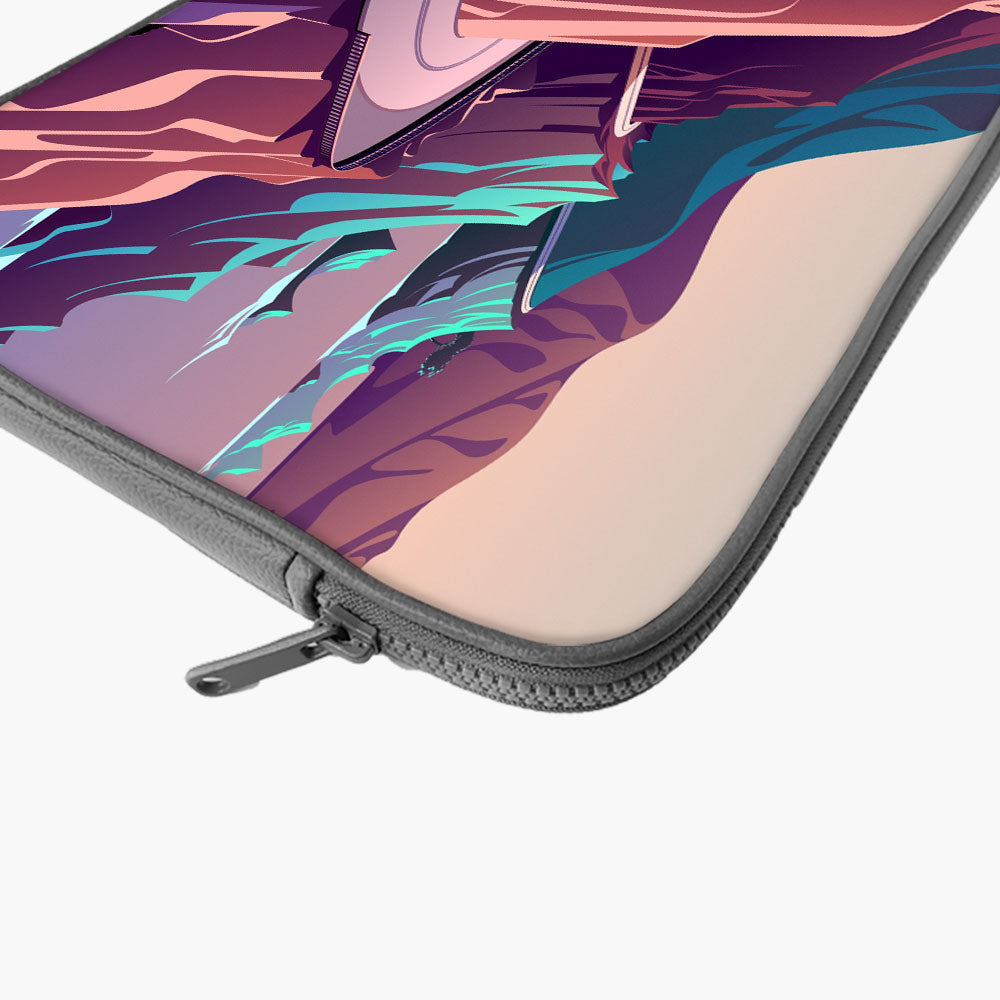 "Scenic Road Illustration" Laptop Sleeves:Bold Modern Design for Every Size