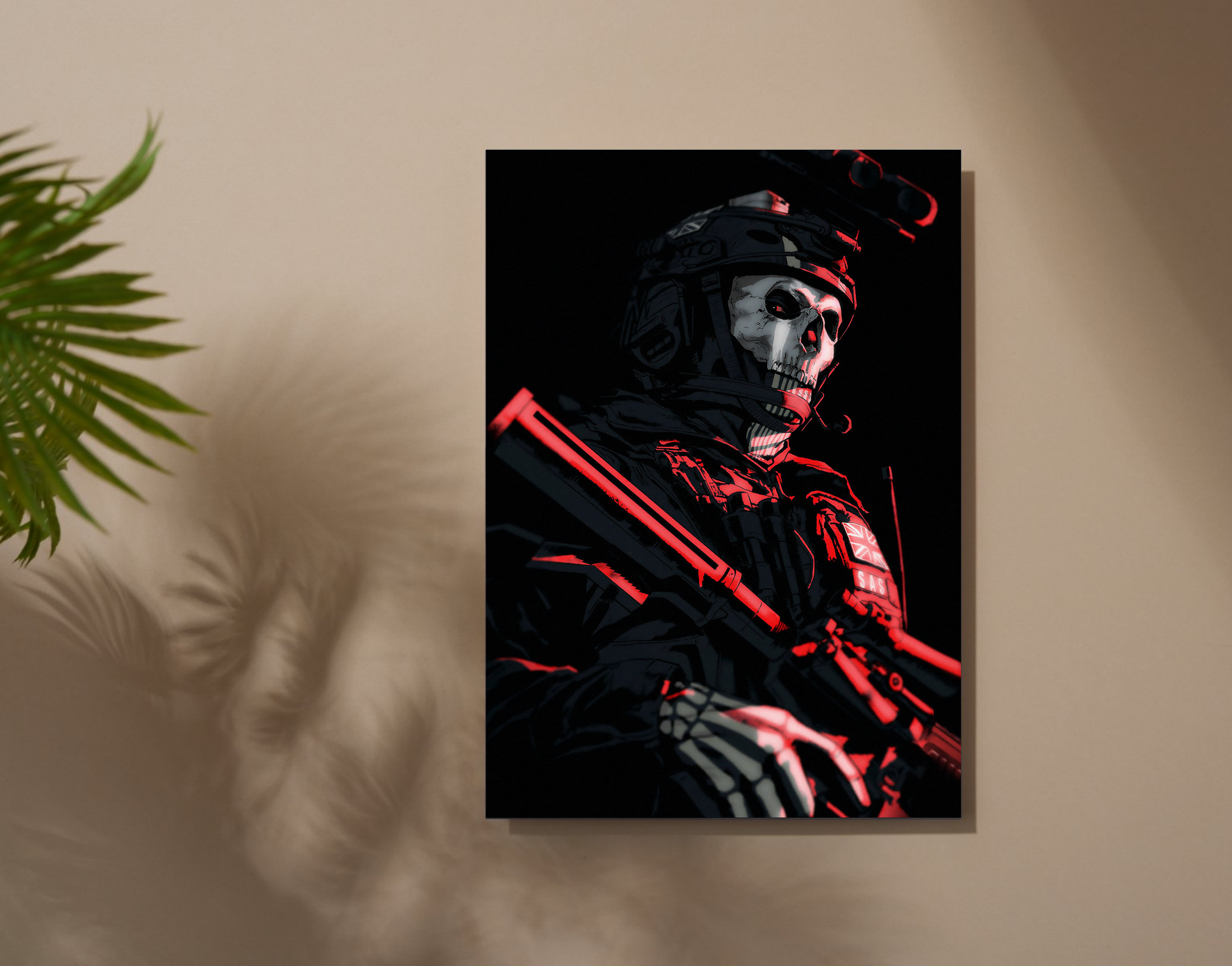 "MONSTER IN THE WILD: Call Of Duty"- Shiny & Sturdy Metallic Poster Art That Pops & Sticks (Literally!)