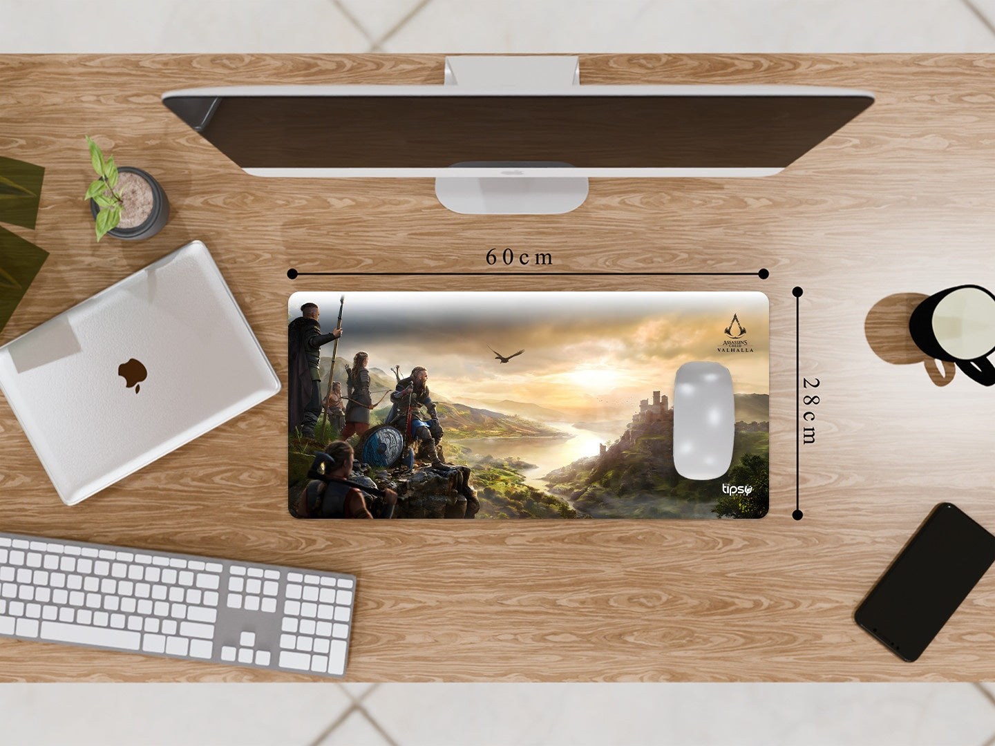 "ASSASSINS CREED VALHALLA VIKINGS" Gaming Mousepad Elevate Your Gaming Experience