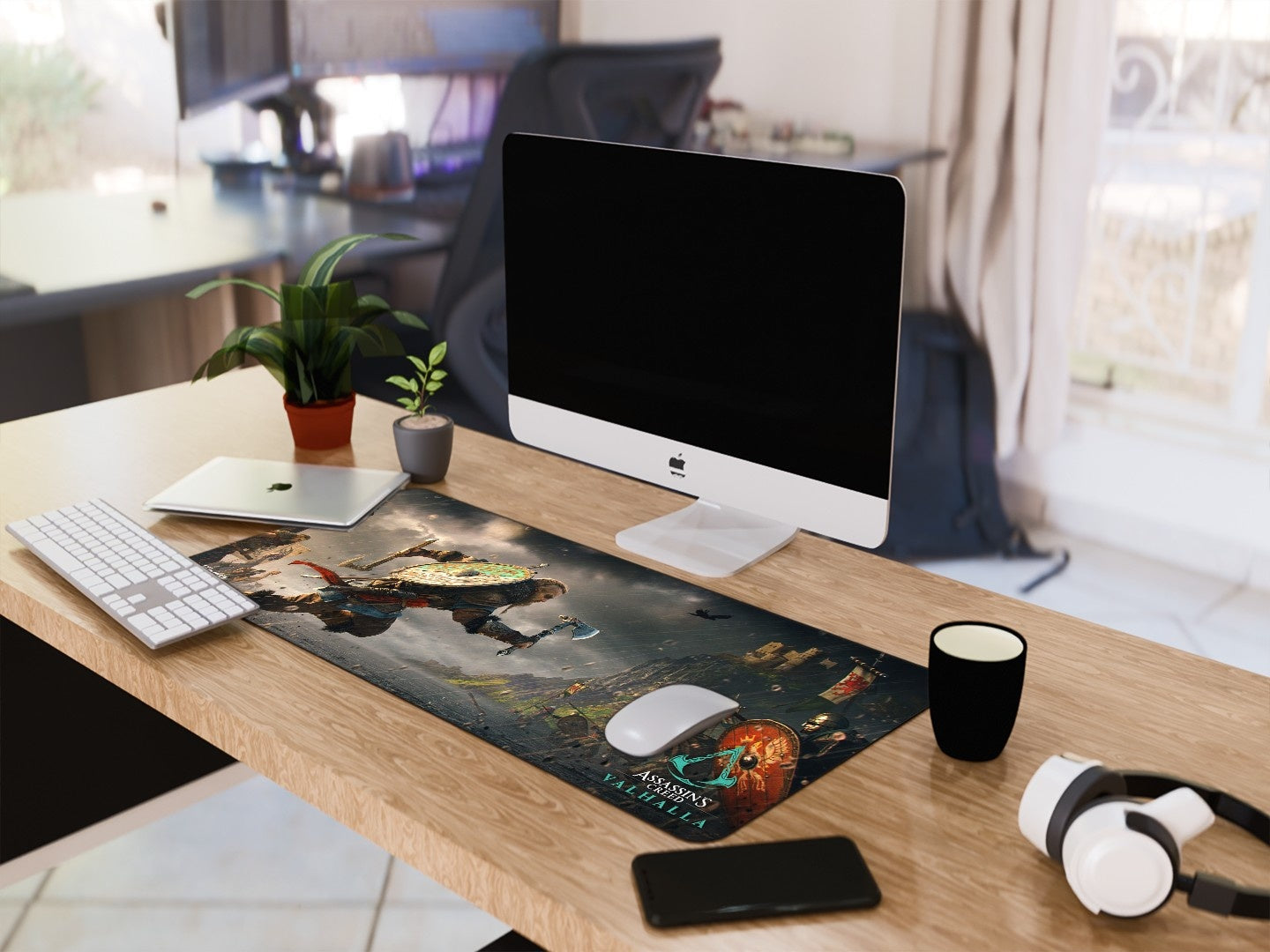 "ASSASSINS CREED VALHALLA EIVOR VIKING" Gaming Mousepad Elevate Your Gaming Experience