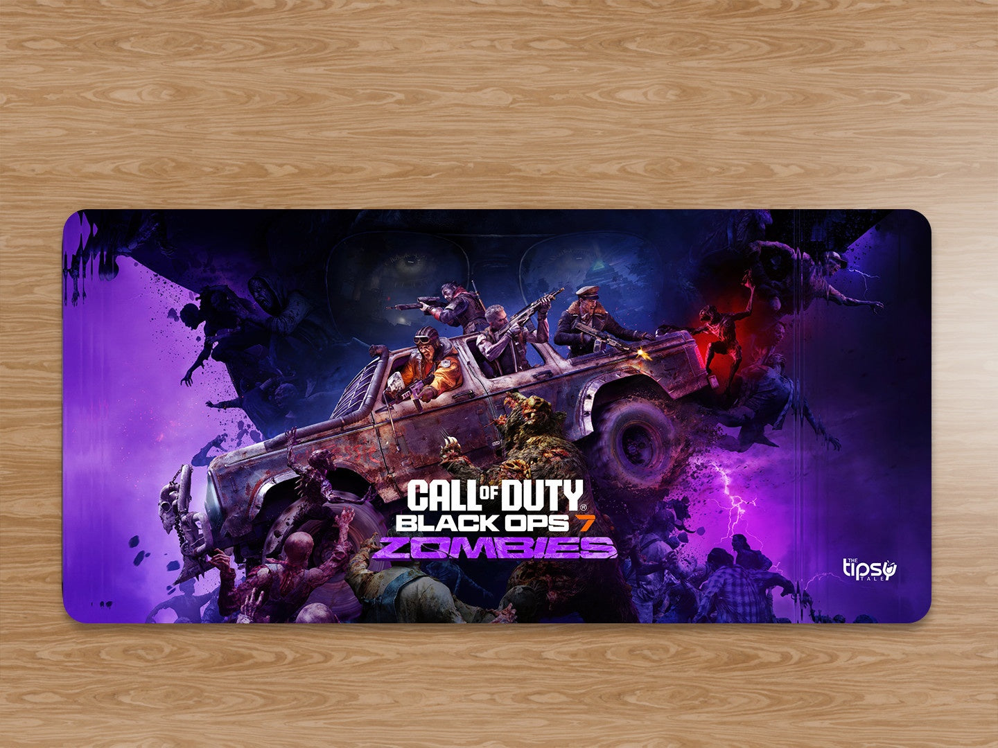 "CALL OF DUTY BLACK OPS 7 ZOMBIES" Gaming Mousepad Elevate Your Gaming Experience