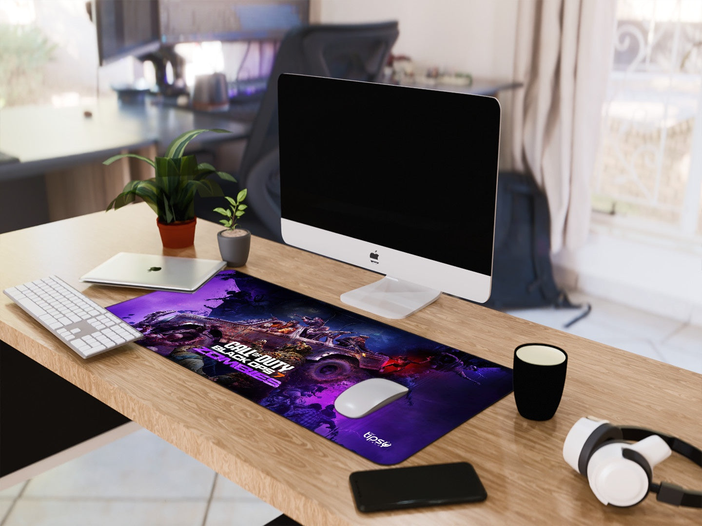 "CALL OF DUTY BLACK OPS 7 ZOMBIES" Gaming Mousepad Elevate Your Gaming Experience