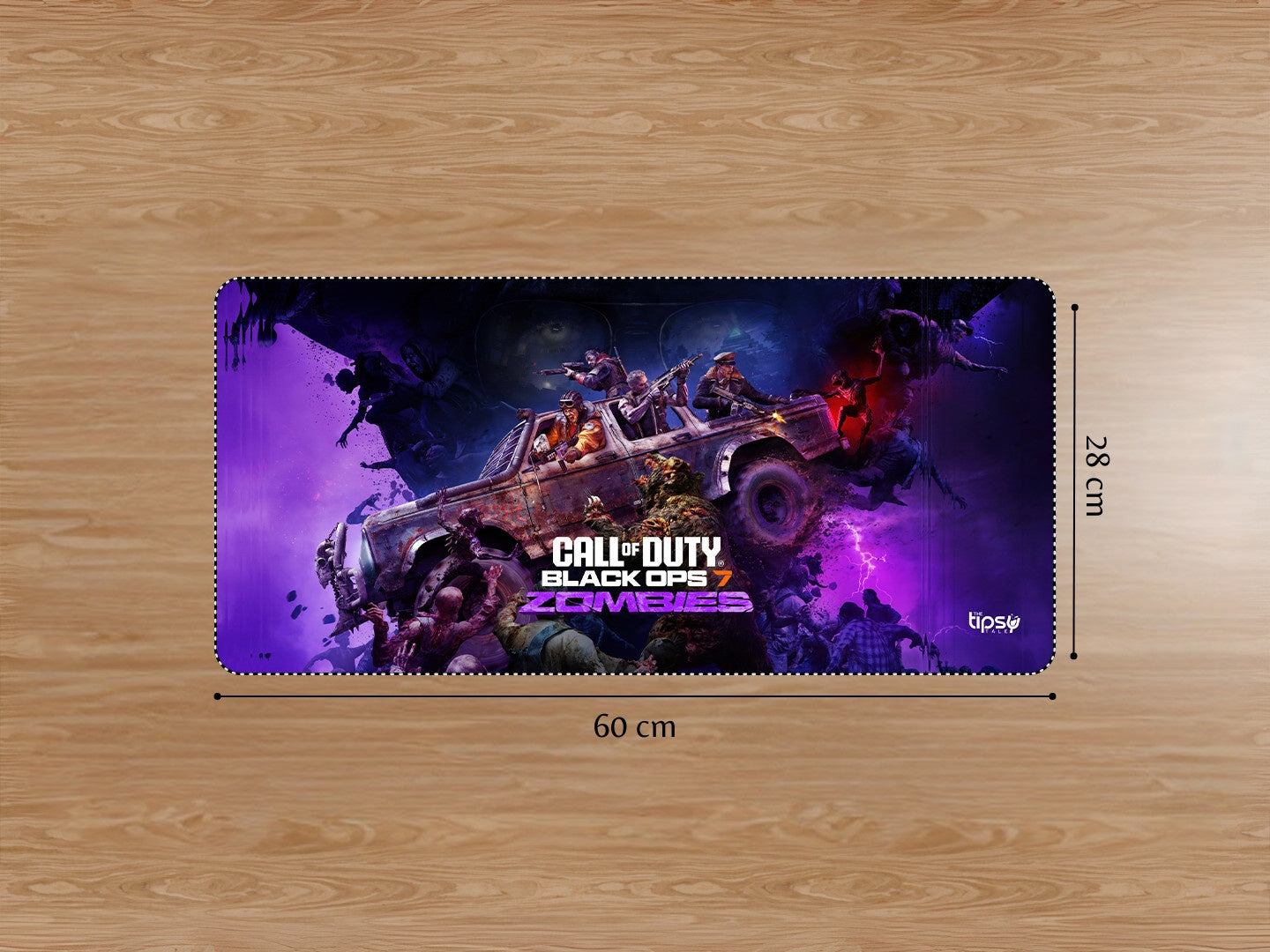 "CALL OF DUTY BLACK OPS 7 ZOMBIES" Gaming Mousepad Elevate Your Gaming Experience