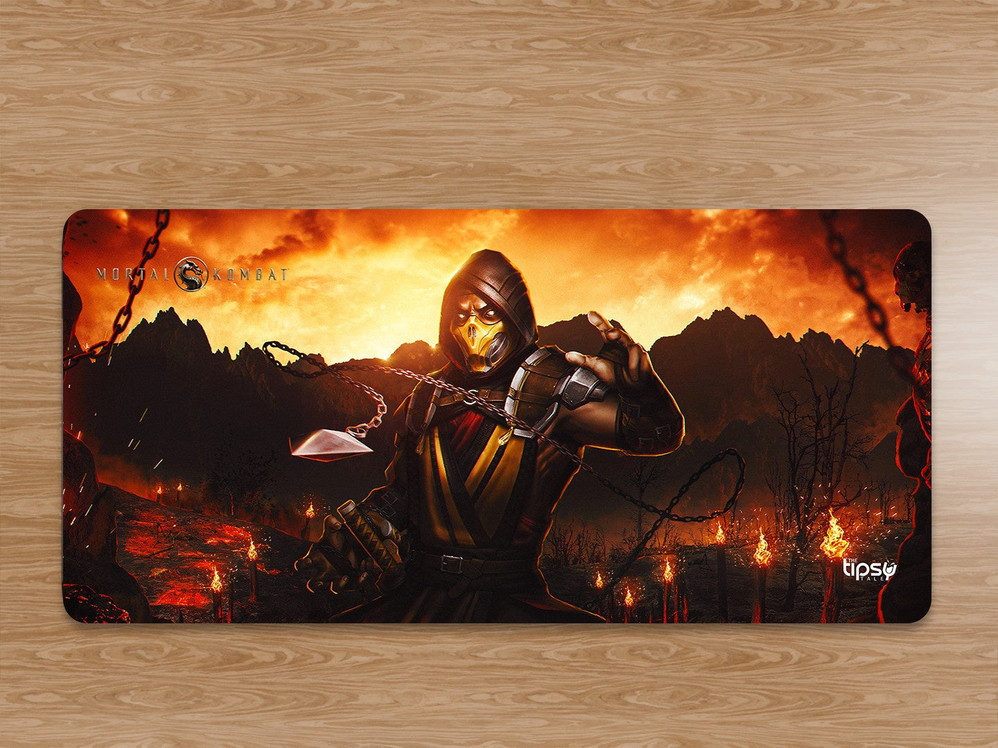 "SCORPION MORTAL KOMBAT" Gaming Mousepad Elevate Your Gaming Experience
