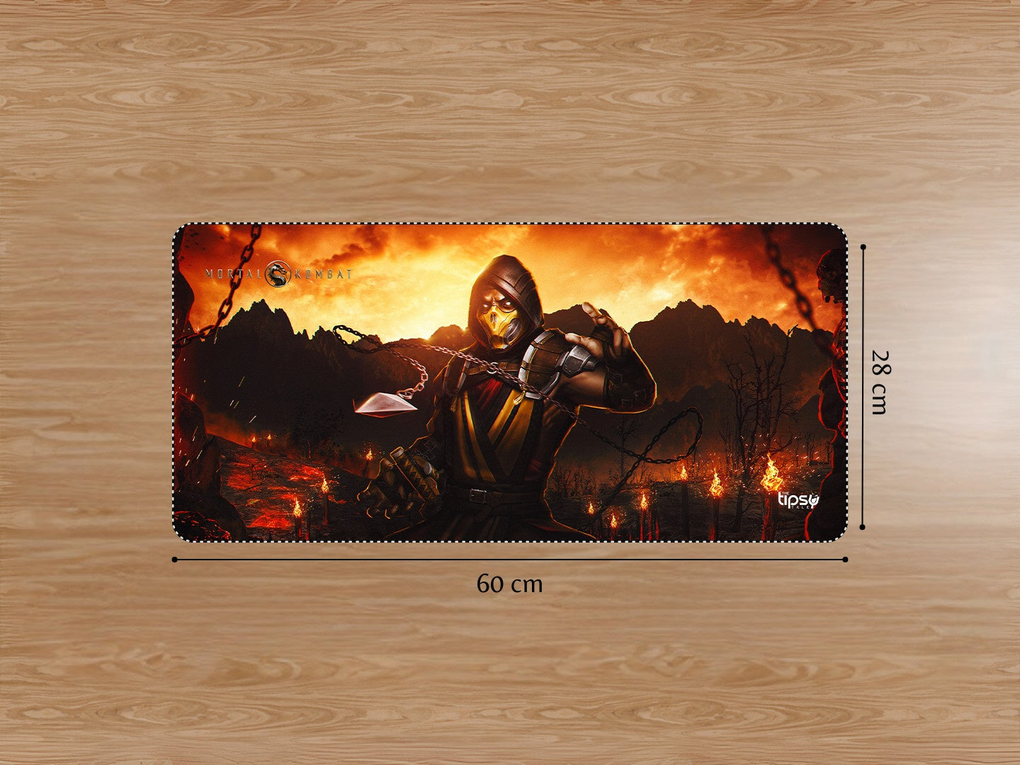 "SCORPION MORTAL KOMBAT" Gaming Mousepad Elevate Your Gaming Experience