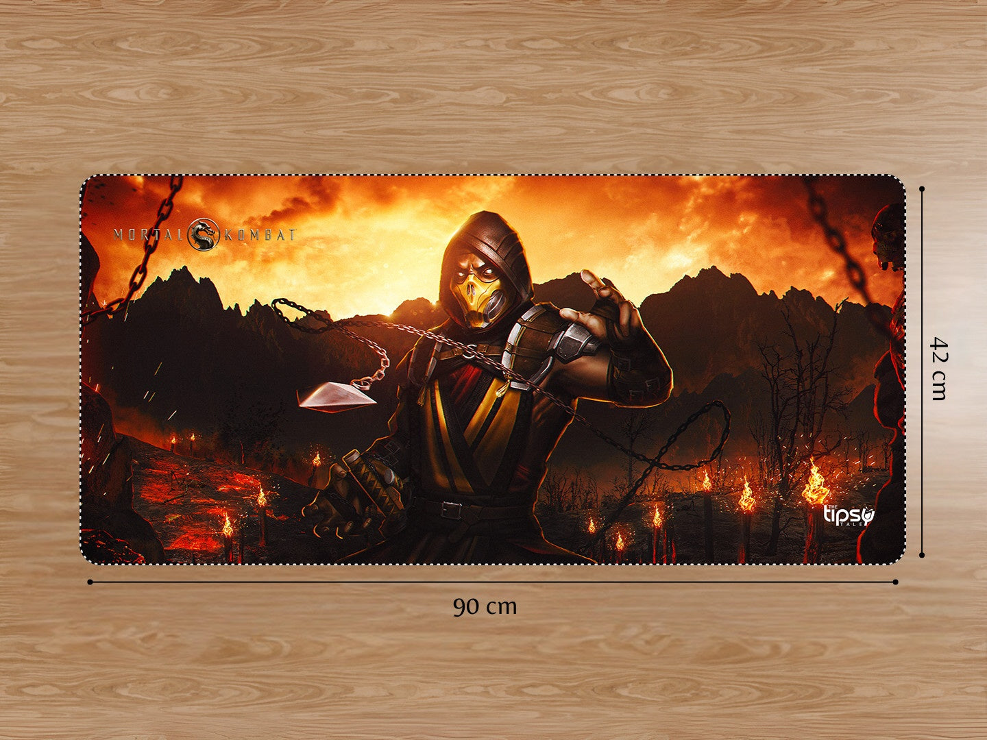 "SCORPION MORTAL KOMBAT" Gaming Mousepad Elevate Your Gaming Experience