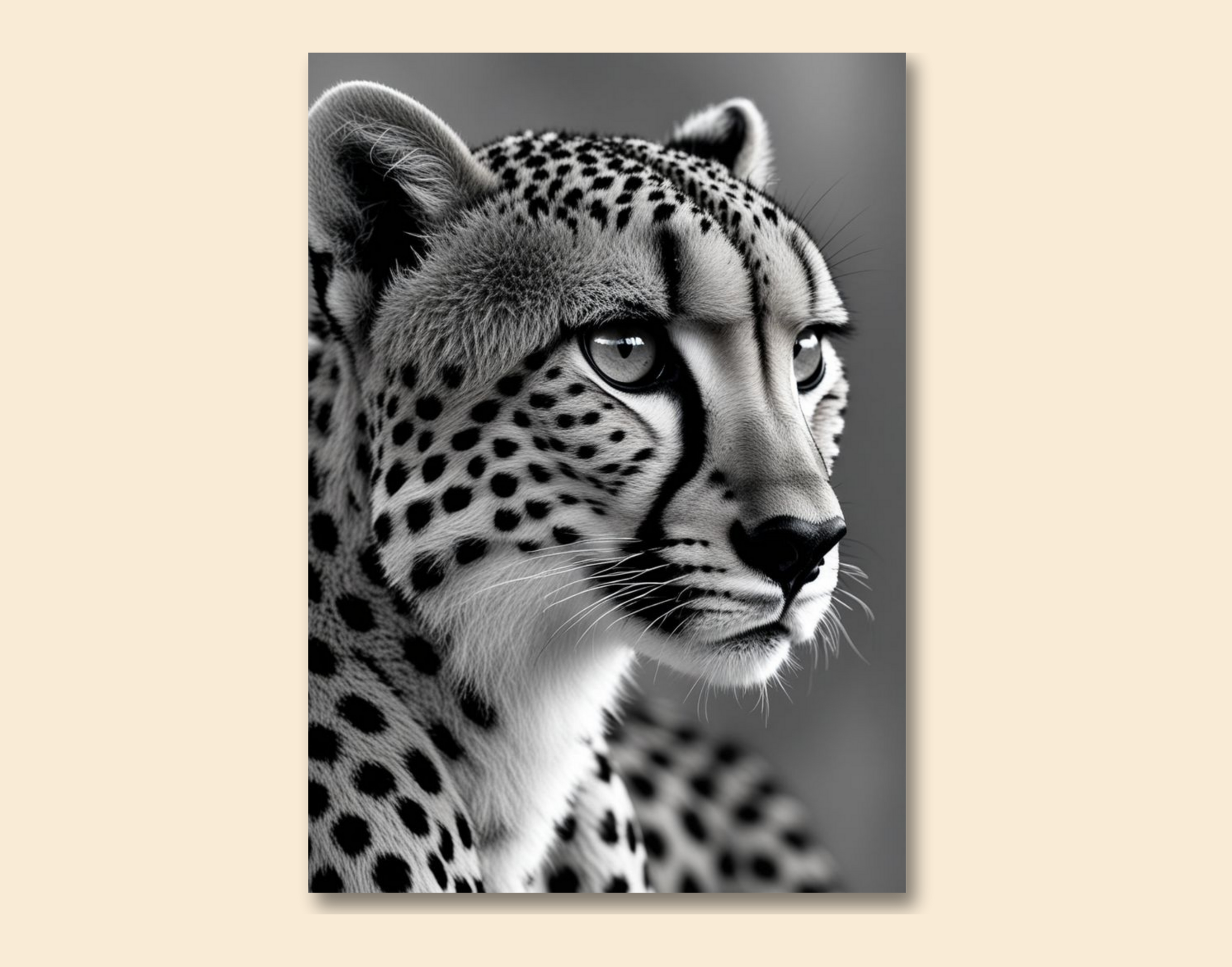 "Return of the Cheetha"- Shiny & Sturdy Metallic Poster Art That Pops & Sticks