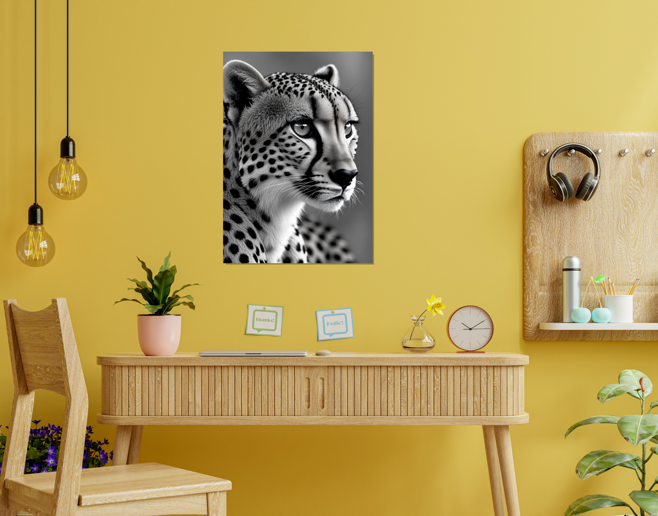 "Return of the Cheetha"- Shiny & Sturdy Metallic Poster Art That Pops & Sticks