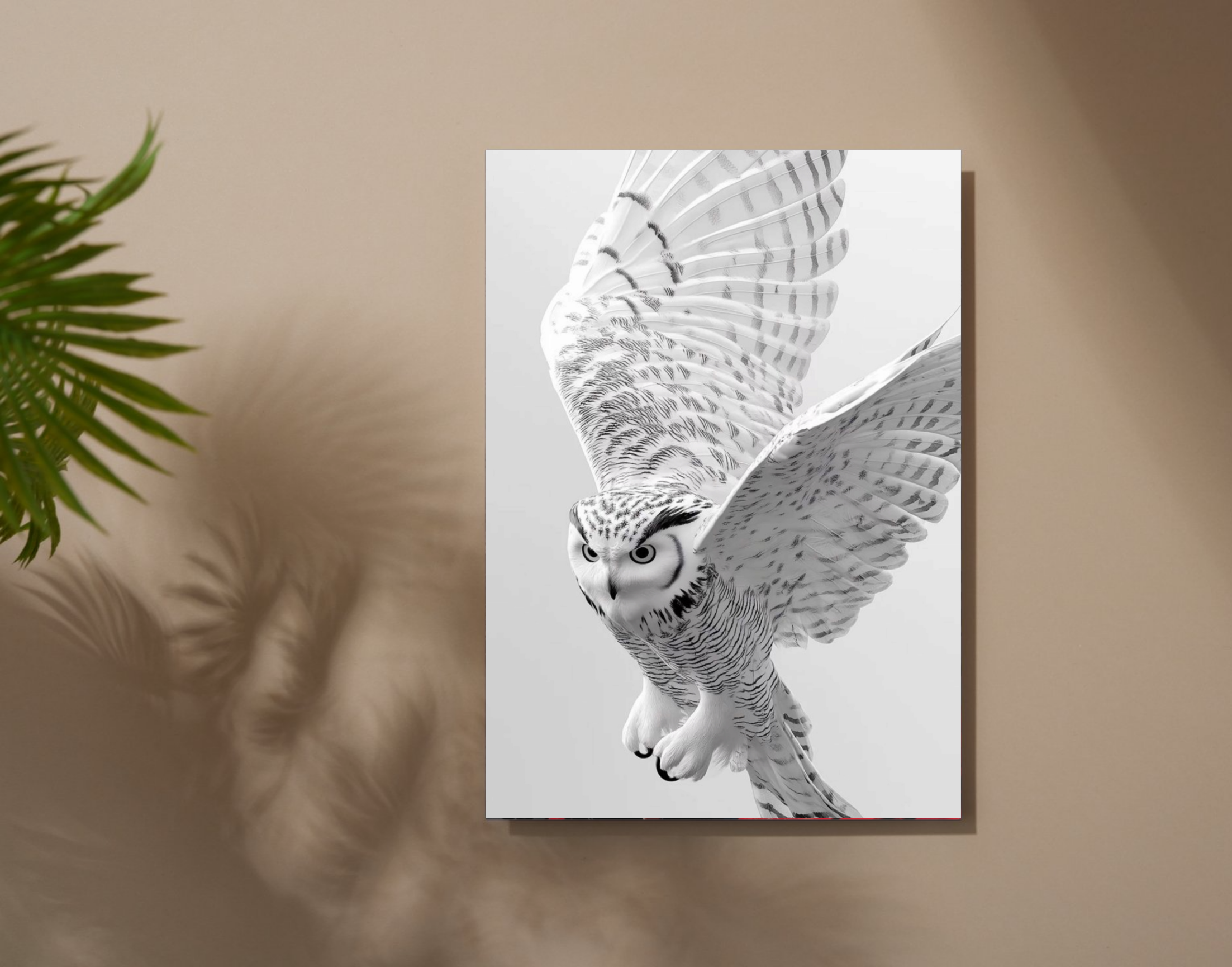 "In The Dark #OWL"- Shiny & Sturdy Metallic Poster Art That Pops & Sticks