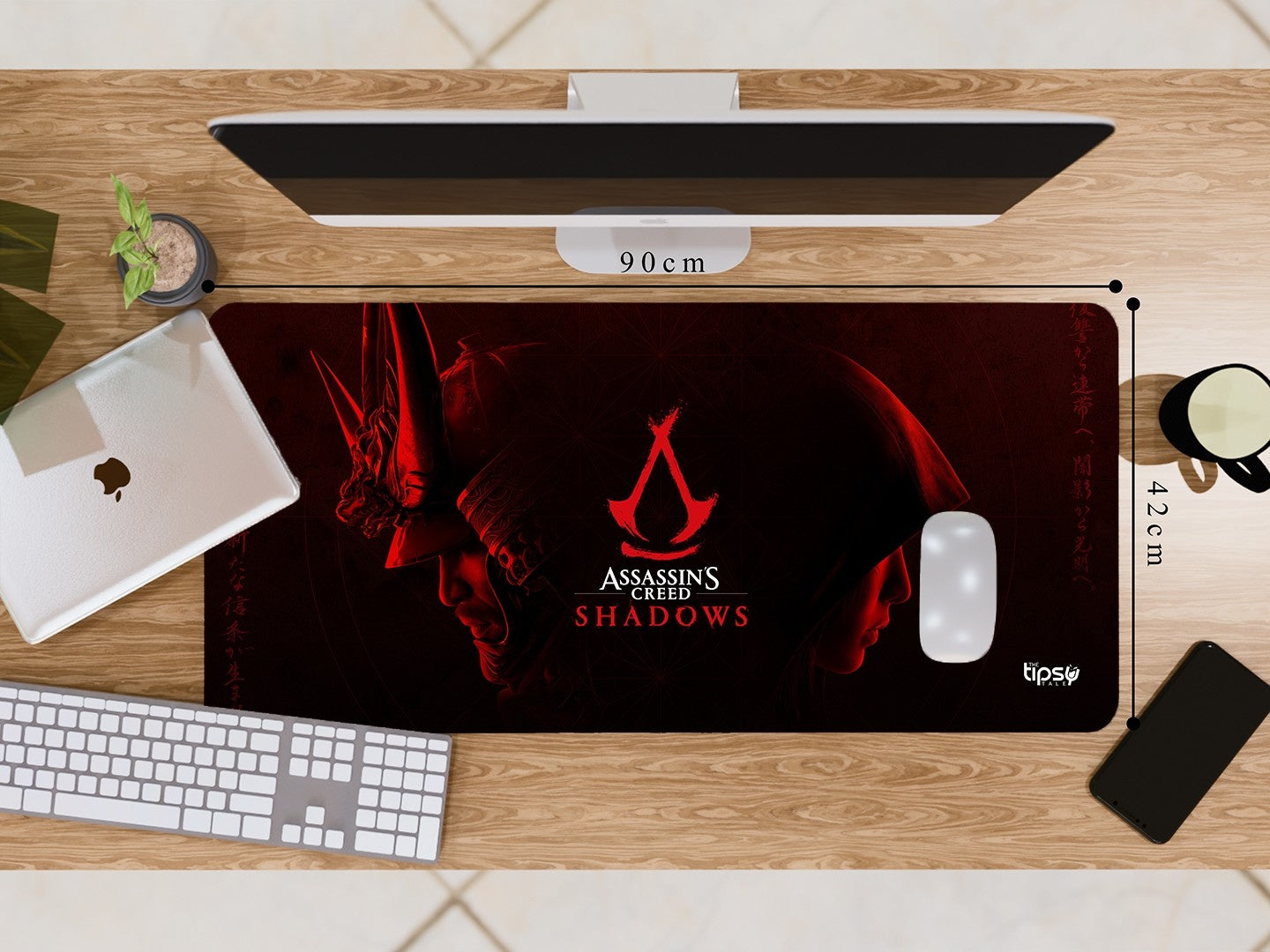 "ASSASSIN'S CREED SHADOW - YASUKE & NAOE " Gaming Mousepad Elevate Your Gaming Experience