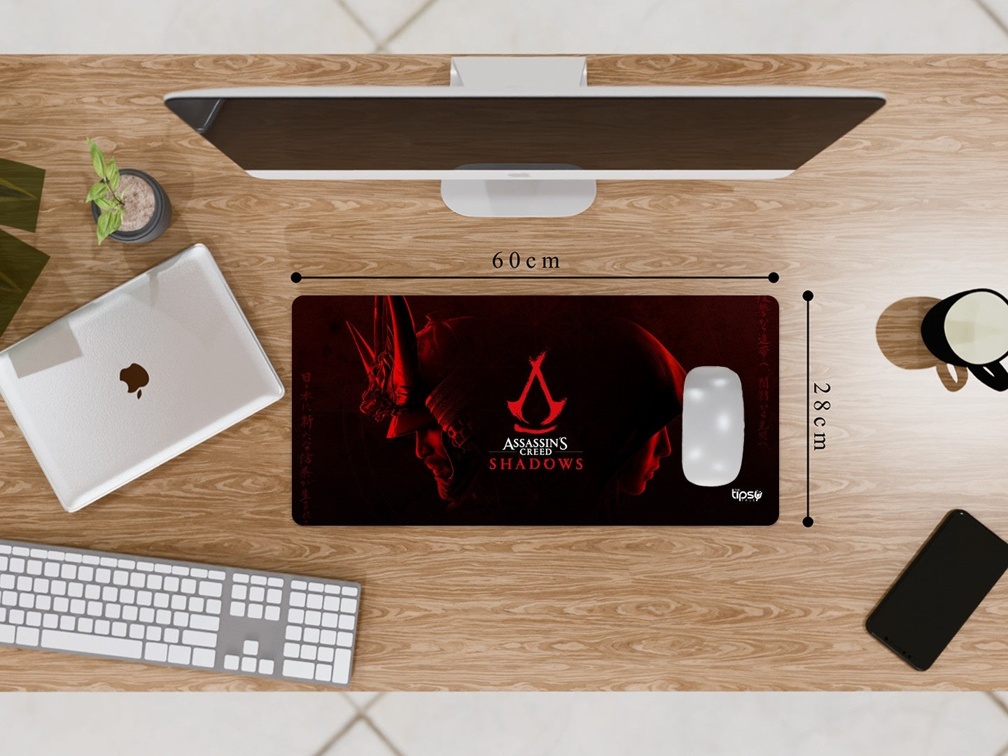 "ASSASSIN'S CREED SHADOW - YASUKE & NAOE " Gaming Mousepad Elevate Your Gaming Experience