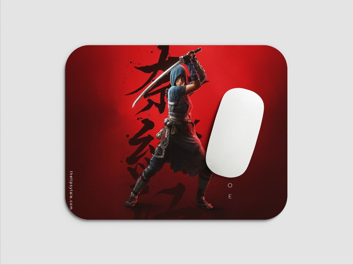 "Assassin's Creed Shadows : Naoe Gaming" Mousepad Enhance Your Workspace with Style