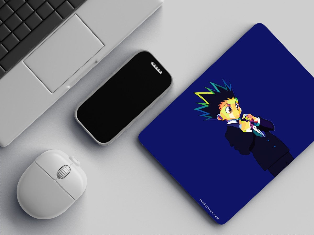 "Gon Freecss Cartoon Version Art: Anime" Mousepad Enhance Your Workspace with Style