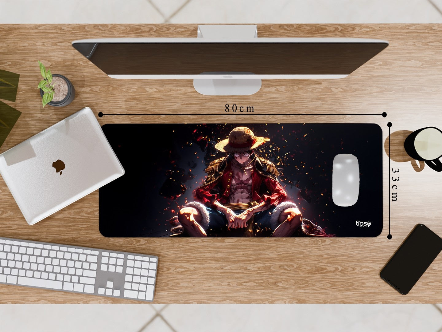 "STRAW HAT LUFFY ONE PIECE" Gaming Mousepad Elevate Your Gaming Experience