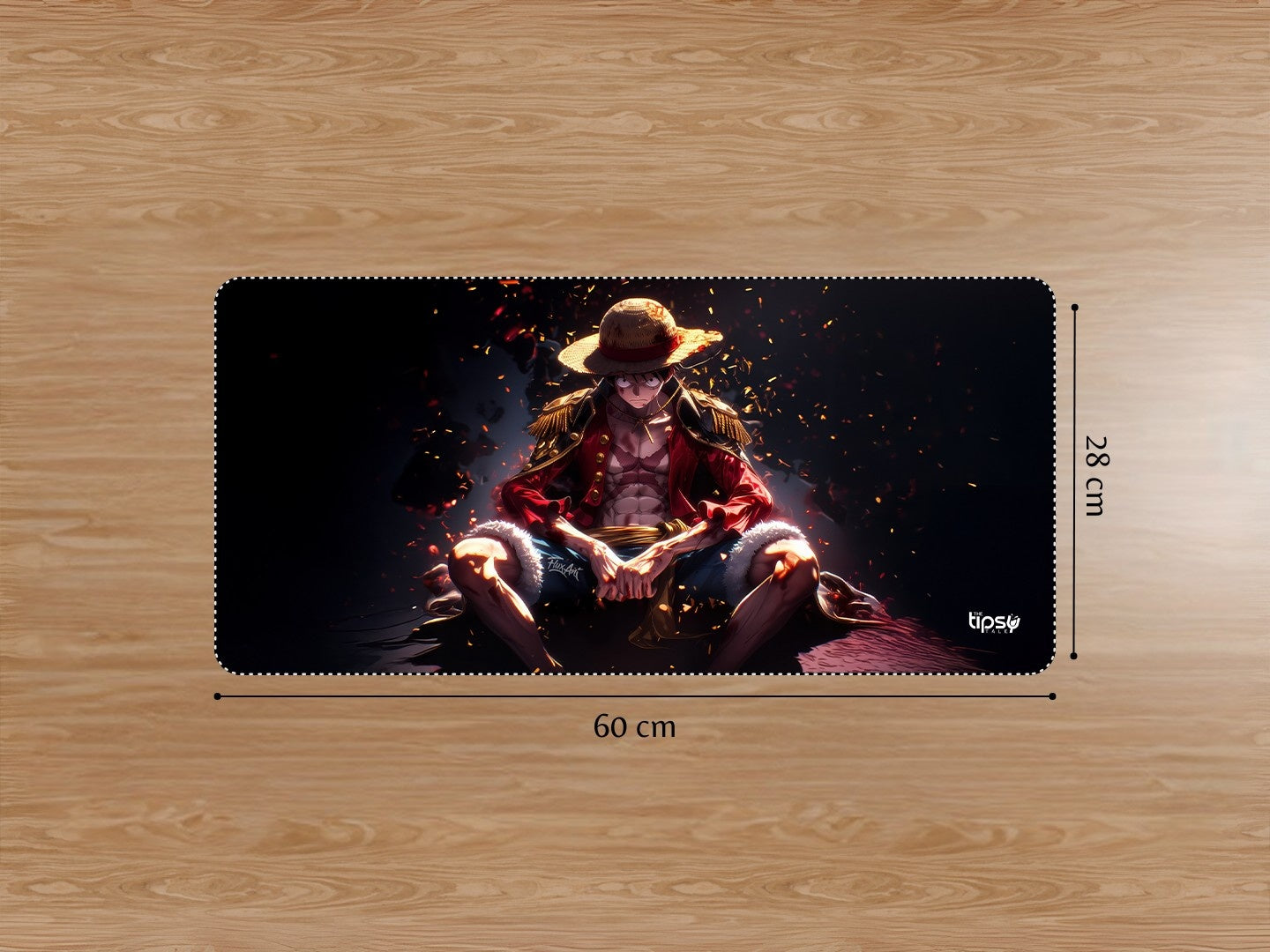 "STRAW HAT LUFFY ONE PIECE" Gaming Mousepad Elevate Your Gaming Experience