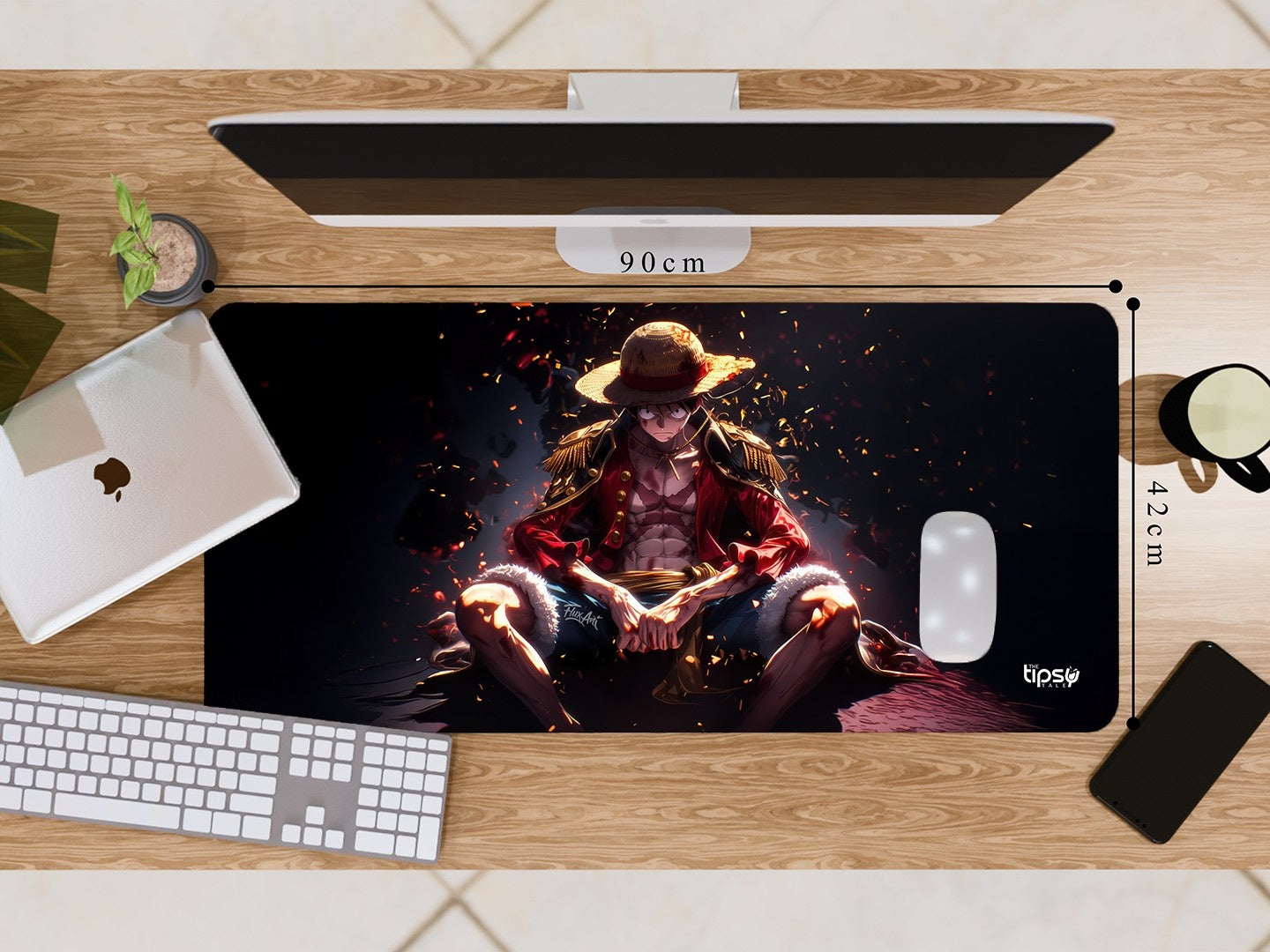 "STRAW HAT LUFFY ONE PIECE" Gaming Mousepad Elevate Your Gaming Experience
