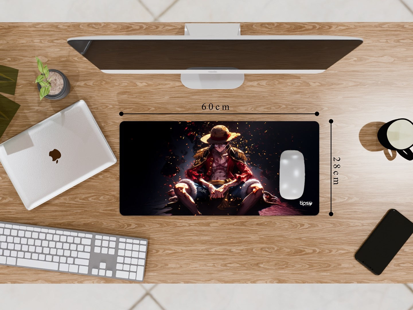 "STRAW HAT LUFFY ONE PIECE" Gaming Mousepad Elevate Your Gaming Experience