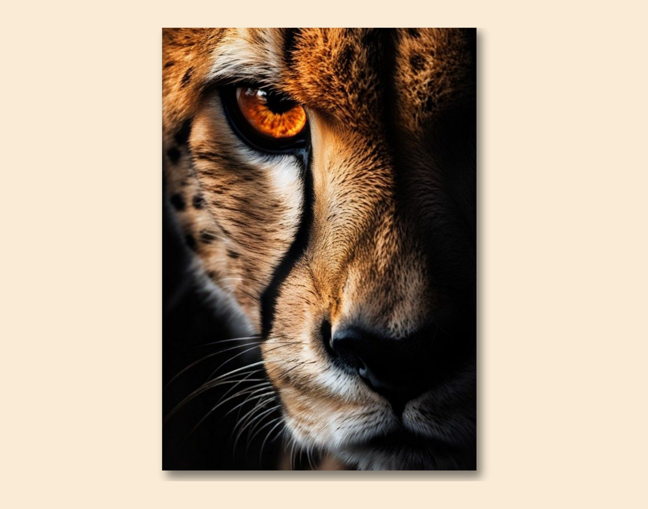 "Hunt Down Look"- Shiny & Sturdy Metallic Poster Art That Pops & Sticks