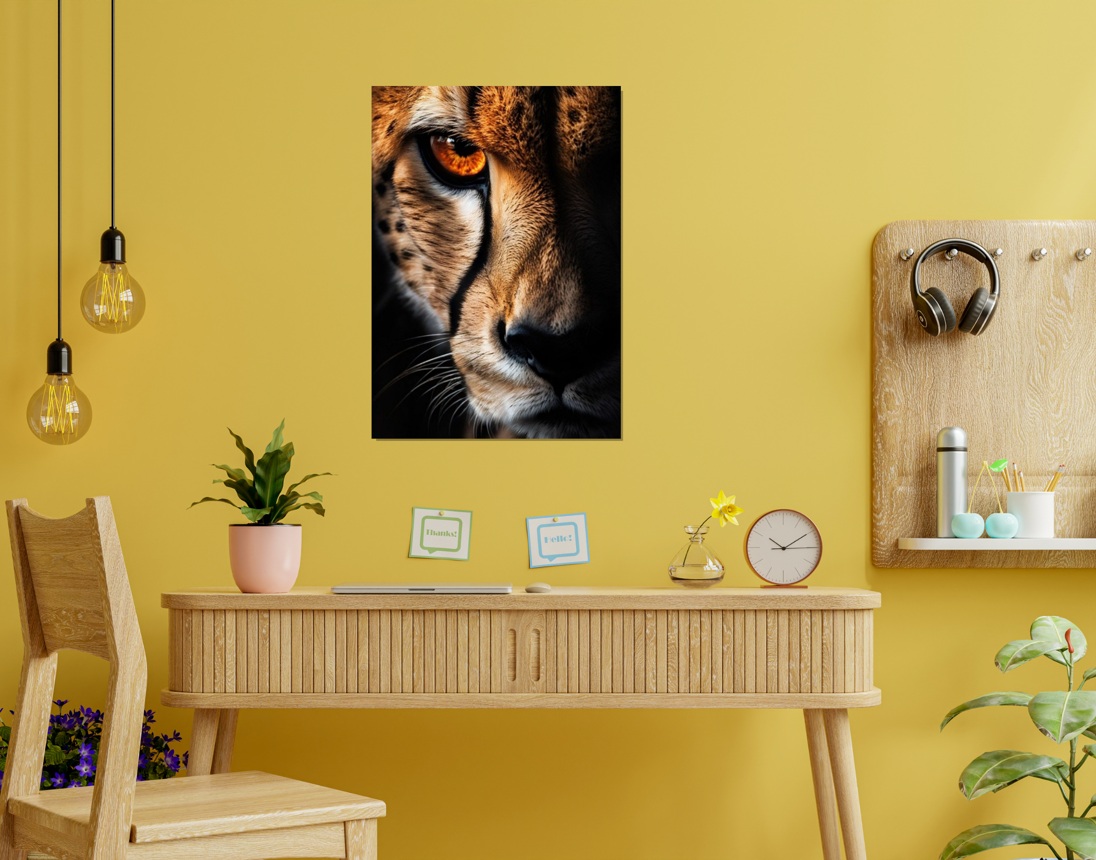 "Hunt Down Look"- Shiny & Sturdy Metallic Poster Art That Pops & Sticks