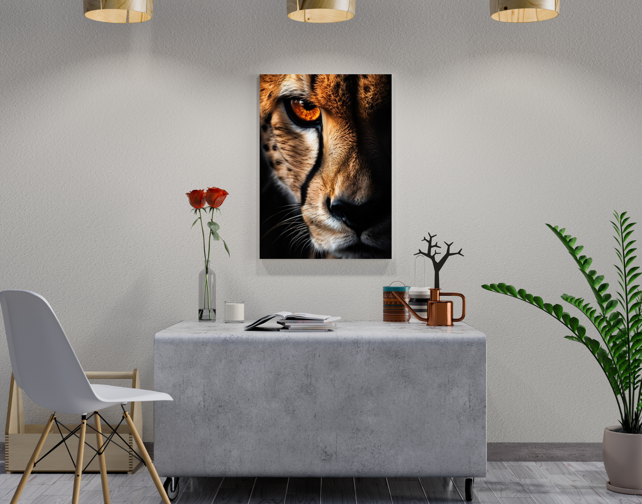 "Hunt Down Look"- Shiny & Sturdy Metallic Poster Art That Pops & Sticks