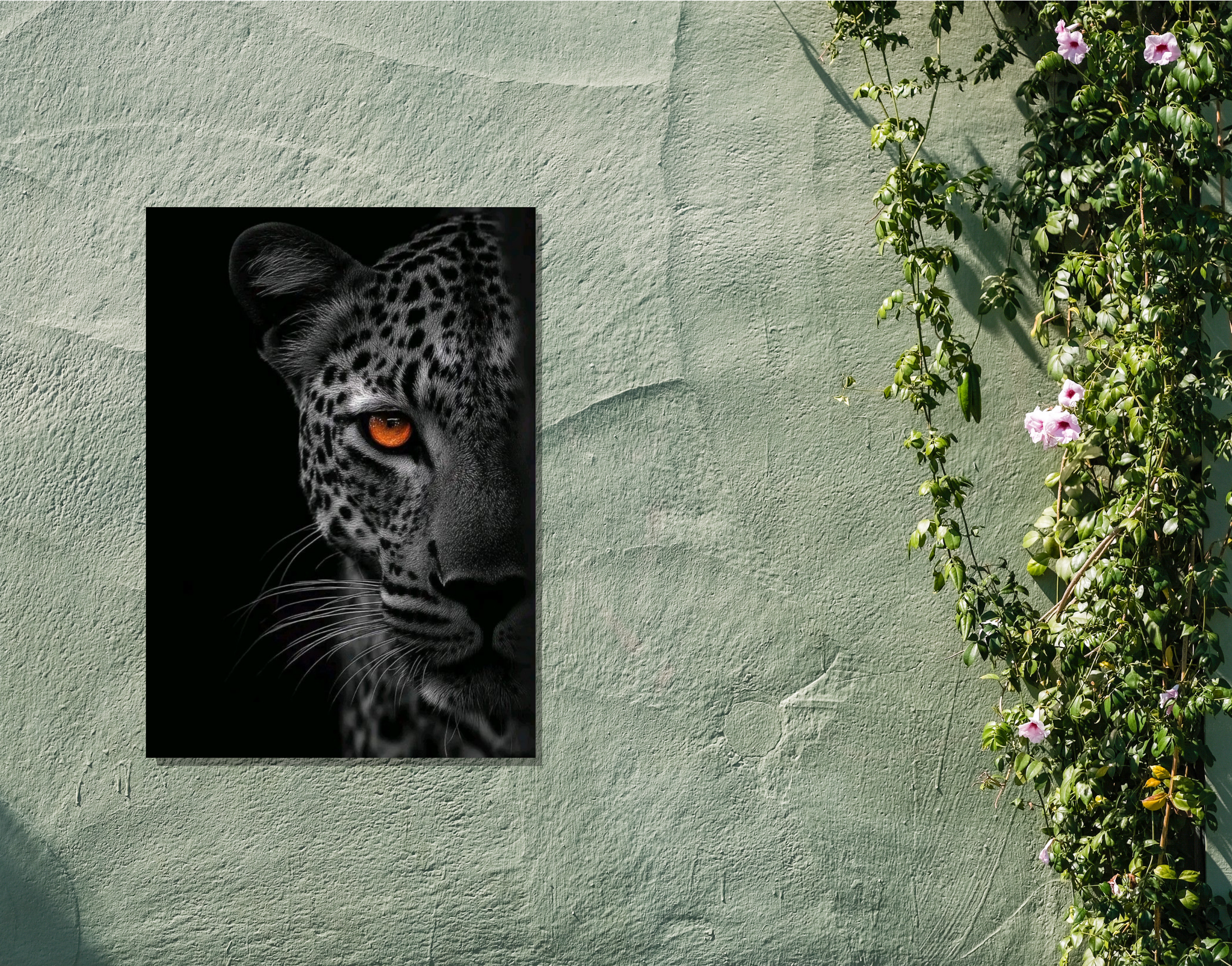 "Hunt Down Look in the Wild"- Shiny & Sturdy Metallic Poster Art That Pops & Sticks