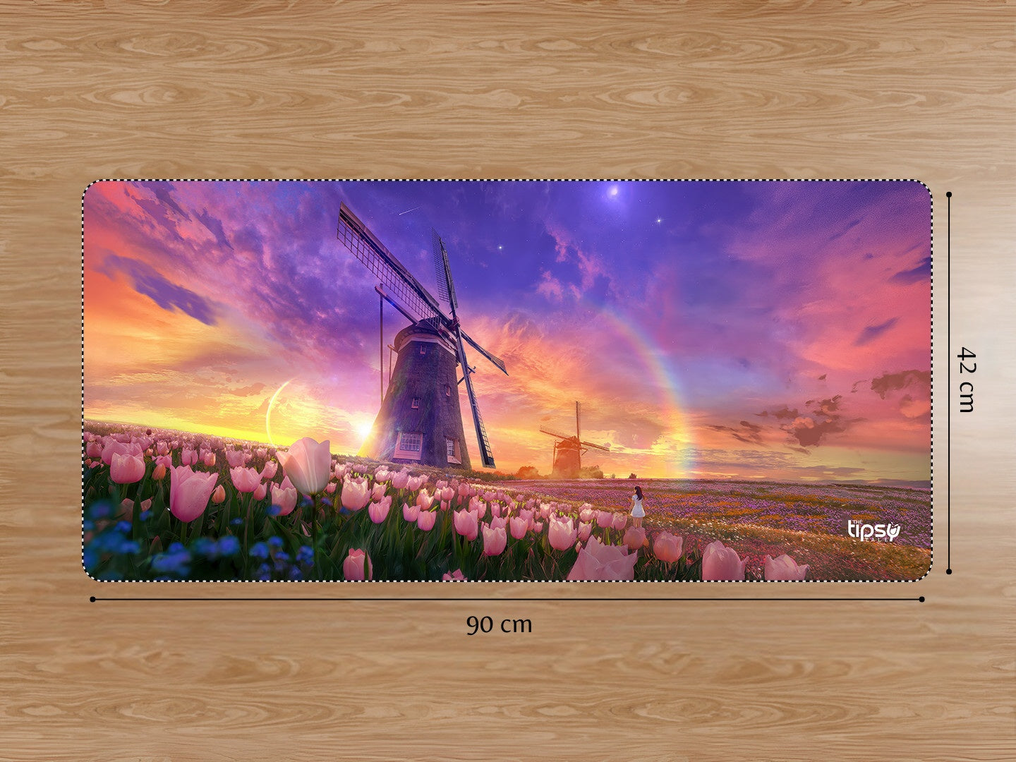 "TULIPS FIELD - NATURE " Gaming Mousepad Elevate Your Gaming Experience