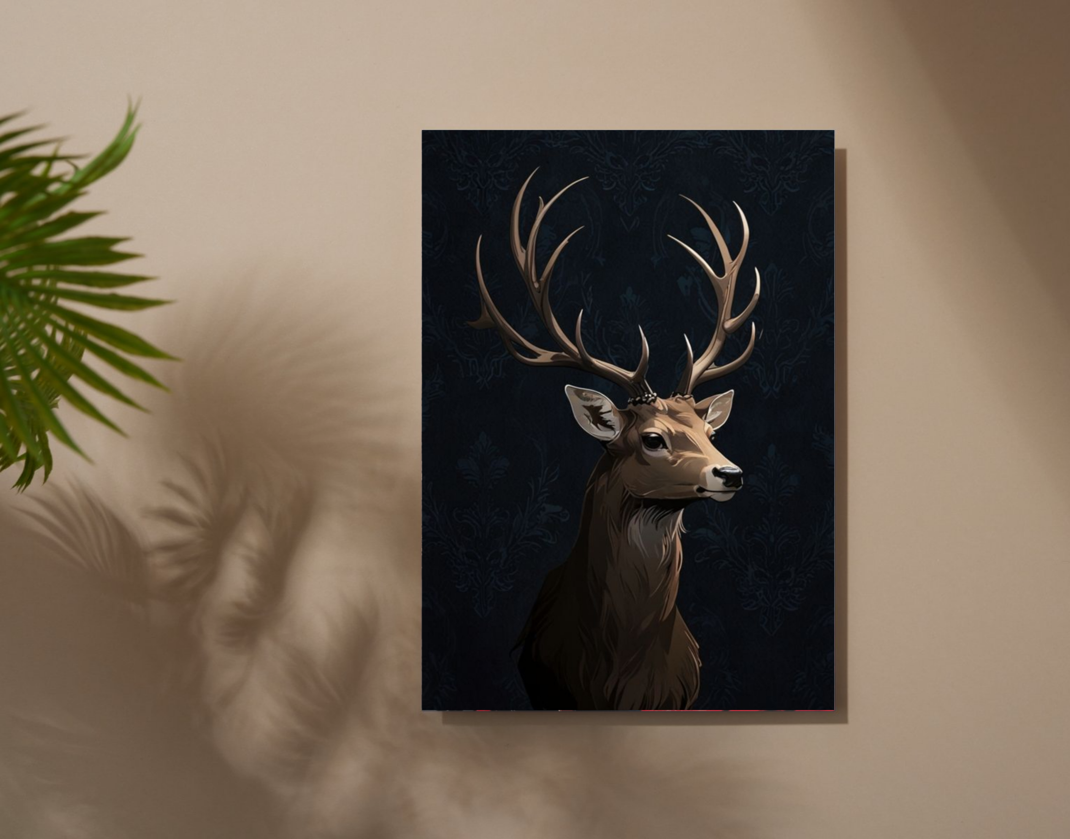 "Buck or Doe- Image Version"- Shiny & Sturdy Metallic Poster Art That Pops & Sticks
