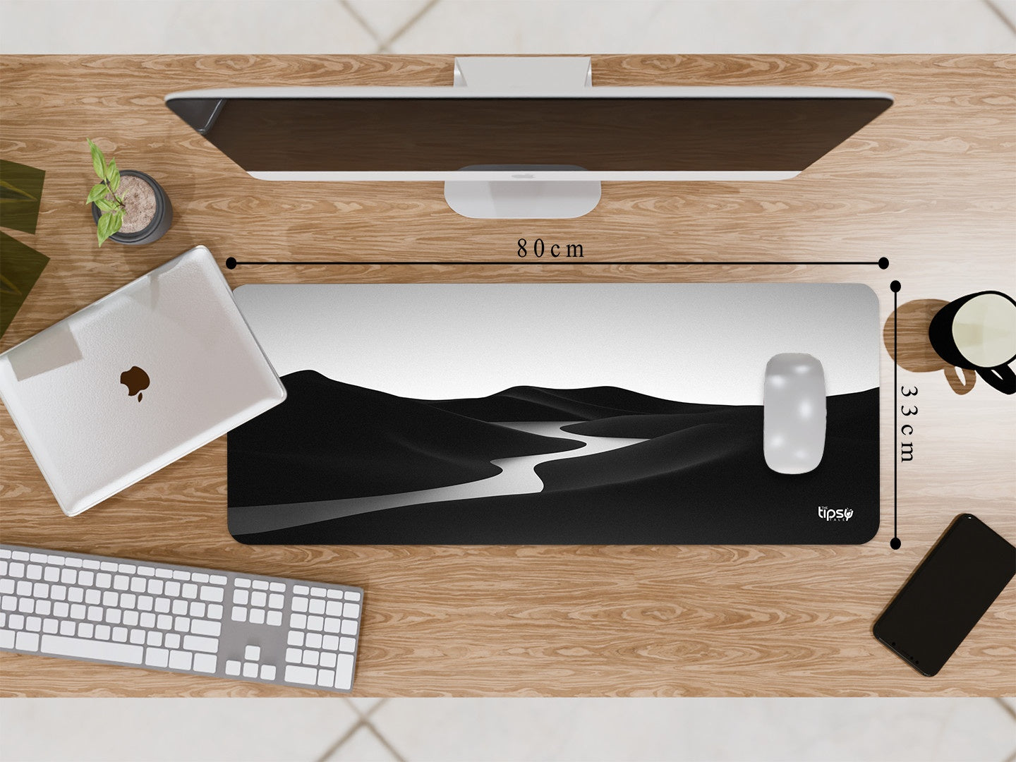 "DARK MOUNTAIN VIEW" Gaming Mousepad Elevate Your Gaming Experience