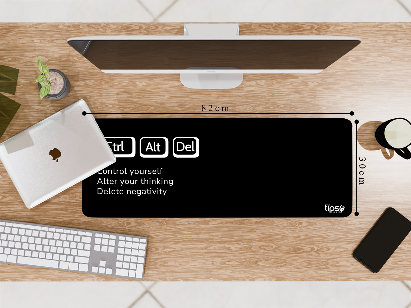 "Ctrl+Alt+Del motivation" Gaming Mousepad Elevate Your Gaming Experience