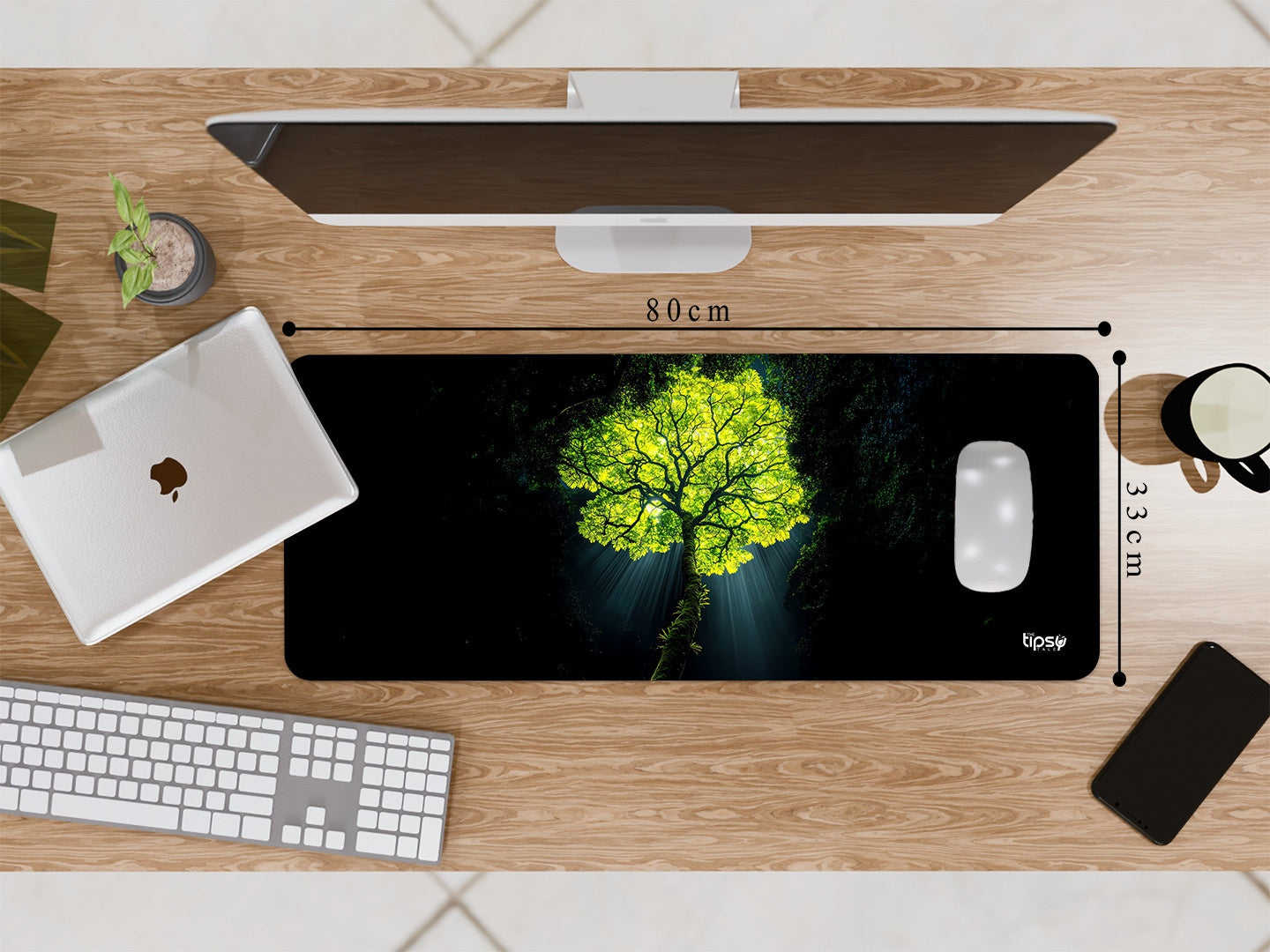 "GLOW TREE" Gaming Mousepad Elevate Your Gaming Experience