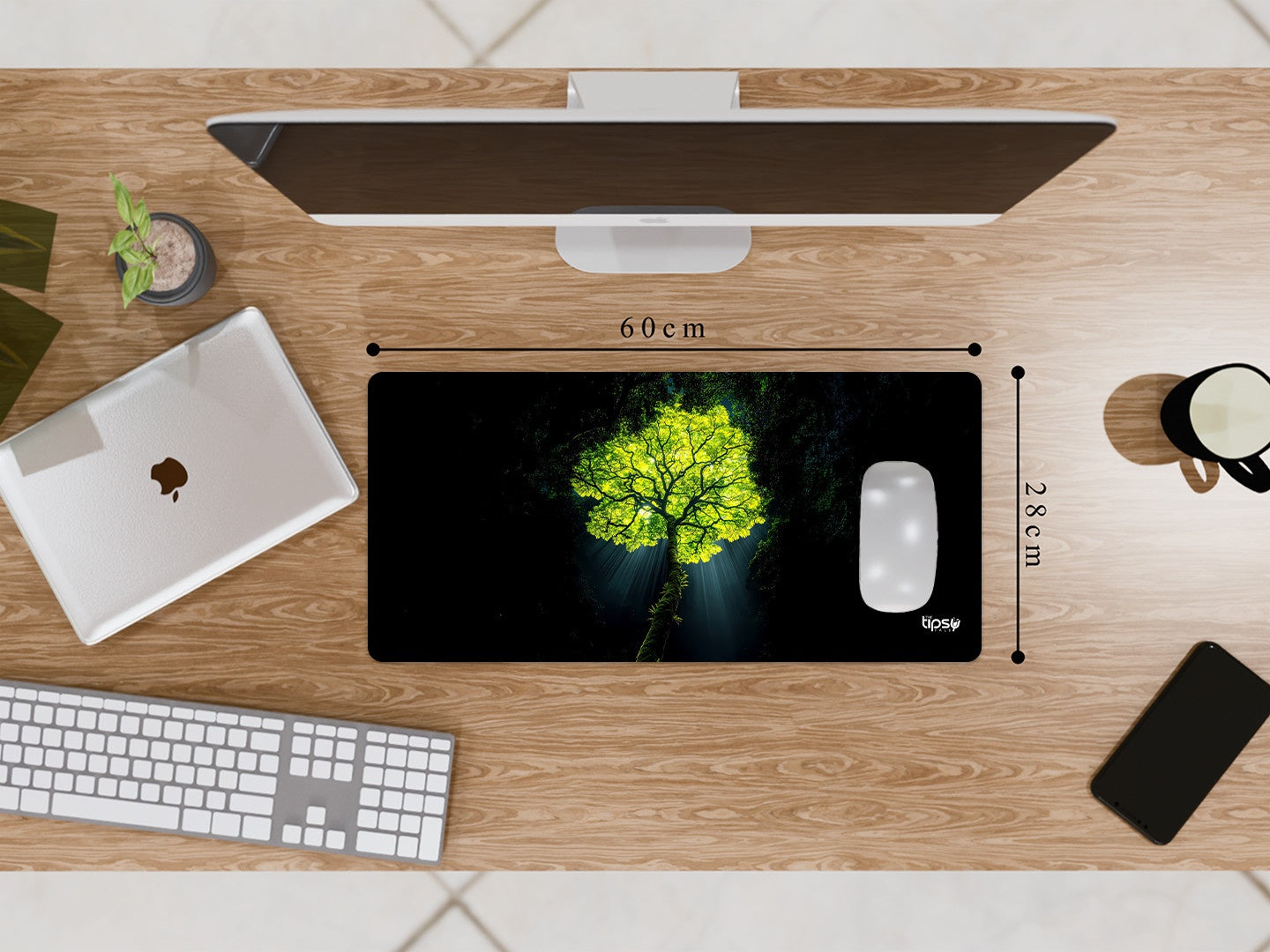 "GLOW TREE" Gaming Mousepad Elevate Your Gaming Experience