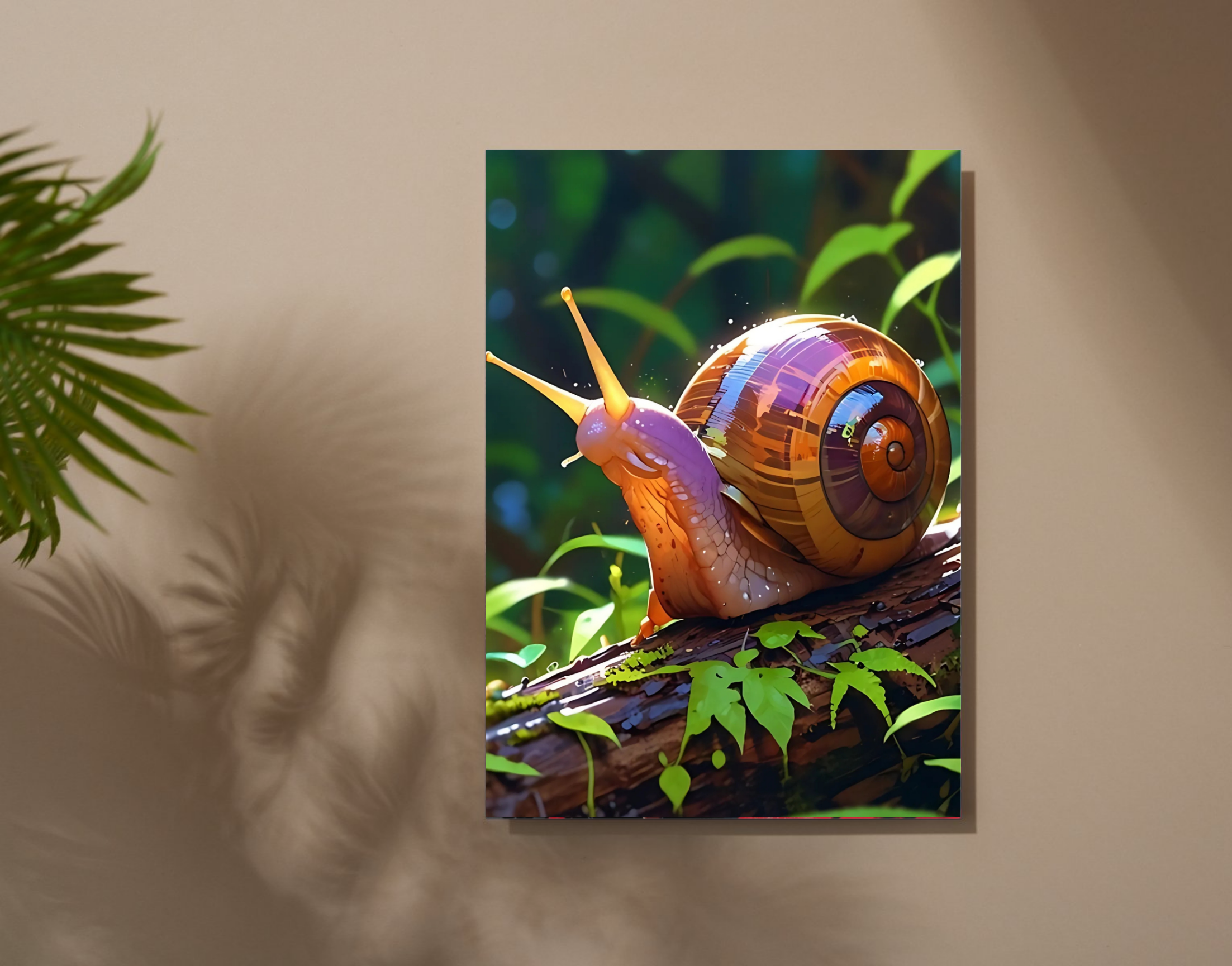 "WTF- Penguin Version"- Shiny & Sturdy Metallic Poster Art That Pops & Sticks