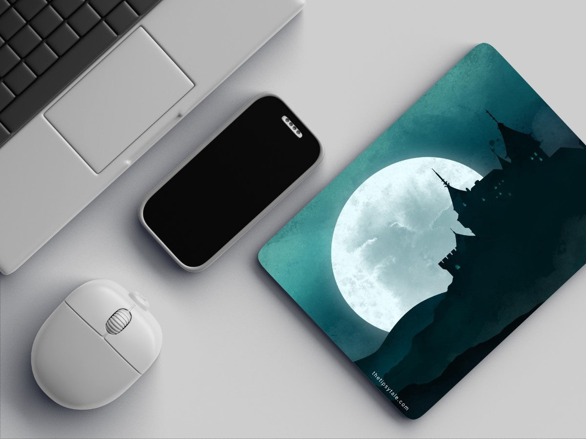 "Mid Night Blues" Mousepad Enhance Your Workspace with Style