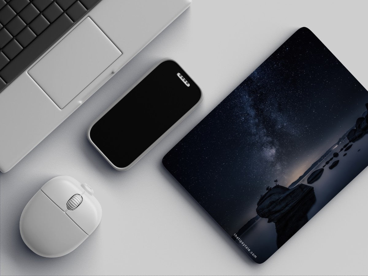 "Bonsai Rock- Milky Way" Mousepad Enhance Your Workspace with Style