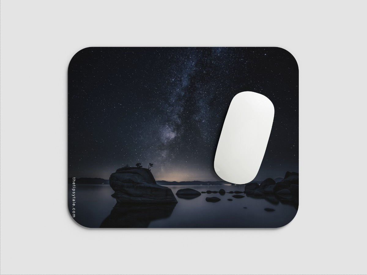 "Bonsai Rock- Milky Way" Mousepad Enhance Your Workspace with Style